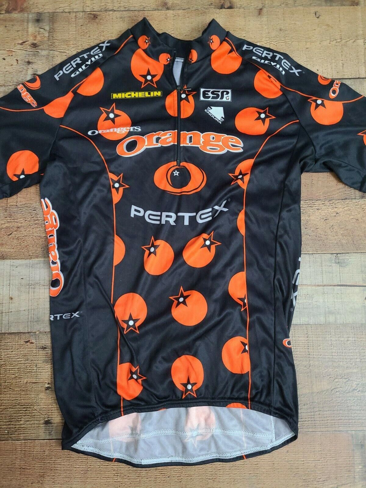 Designer Pertex Cycling Shirt Medium Orangers Orange shorts sleeve Size ONE SIZE - 3 Thumbnail