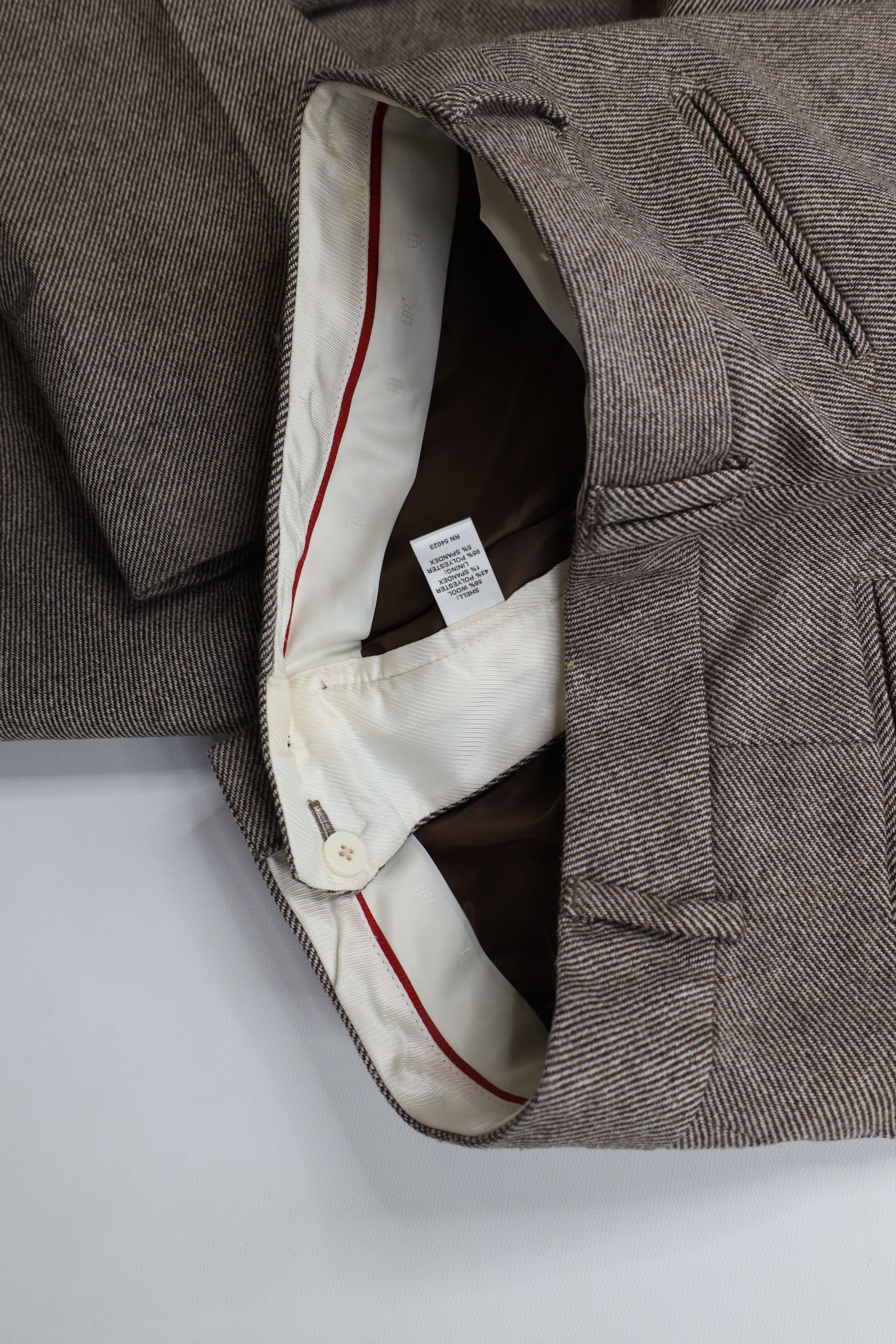 Banana Republic Vintage Y2K Banana Republic Wool Blend Flared Wide Leg Pants Size 26" / US 2 / IT 38 - 10 Thumbnail