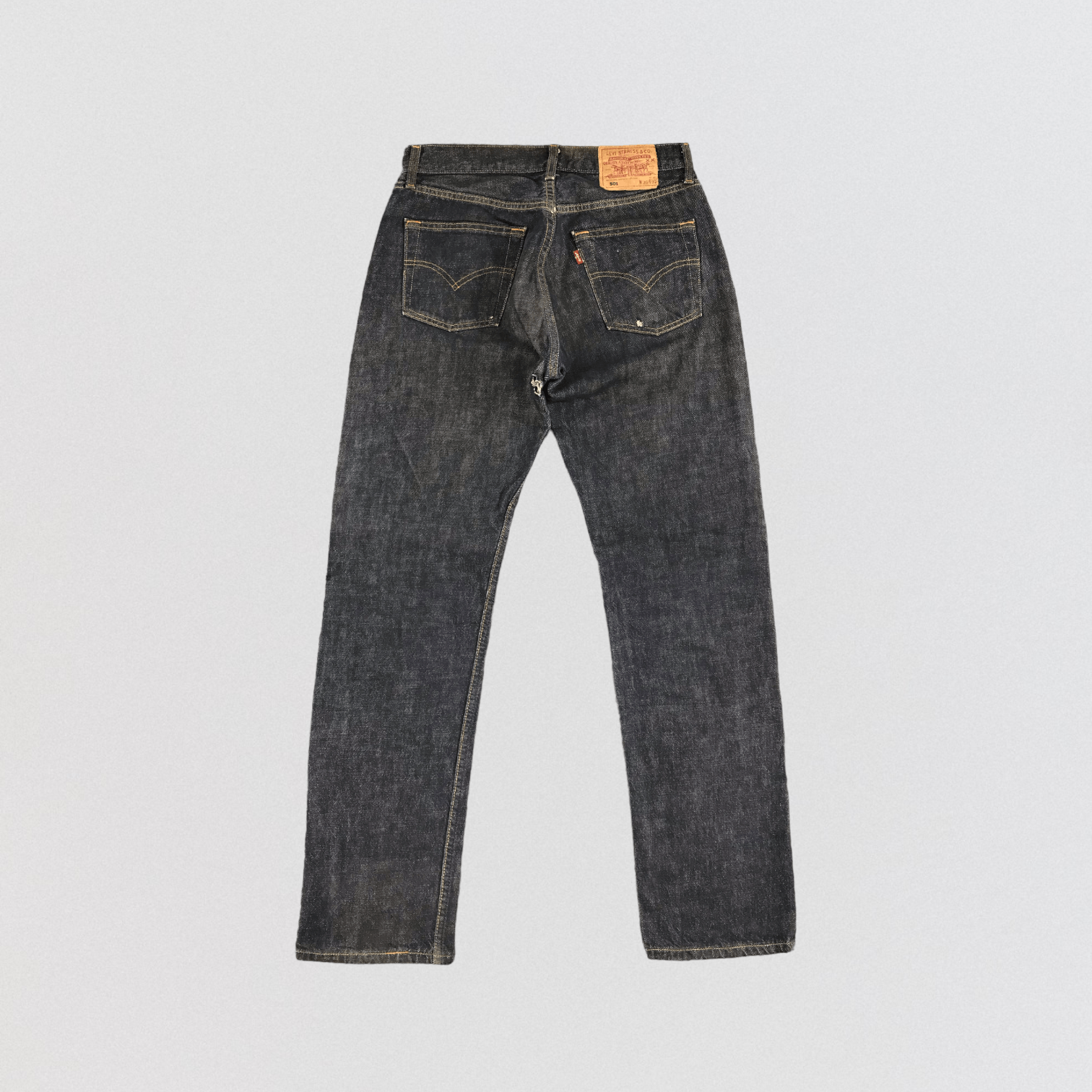 Levi's Vintage 90s Distress Levis 501 Jeans-JM1516 Size US 30 / EU 46 - 2 Thumbnail