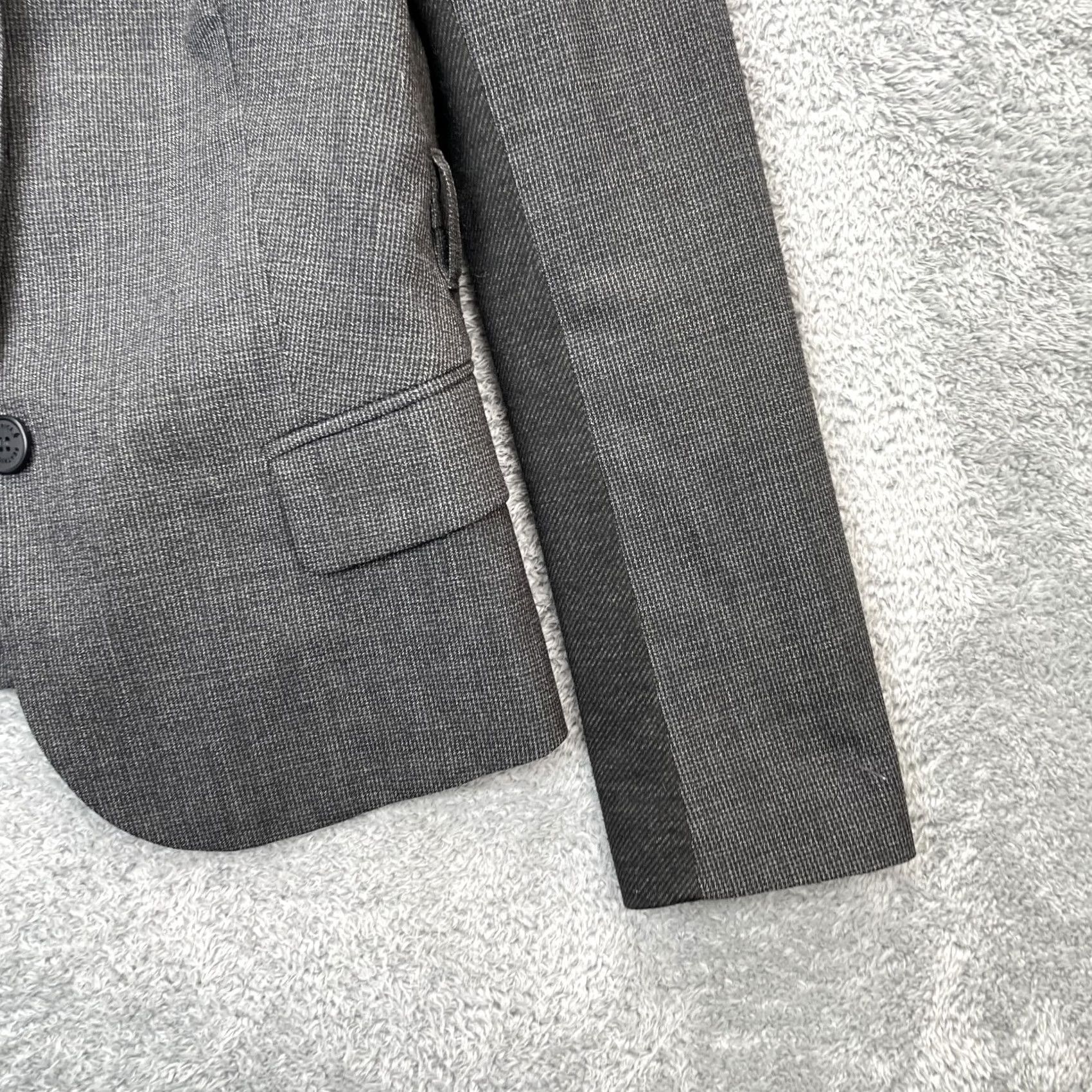 Vintage Beatrice B Jacket Blazer Gray Wool Blend Stretch Lined Formal Coat Womens Size 8 Size M / US 6-8 / IT 42-44 - 7 Thumbnail