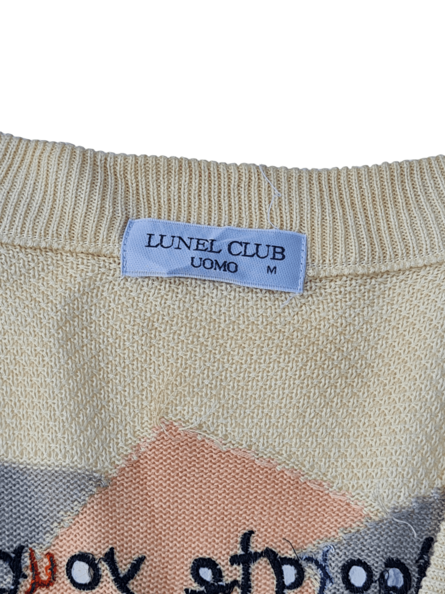 Japanese Brand Vintage Lunel Club Uomo Knit Sweater Size US M / EU 48-50 / 2 - 6 Thumbnail