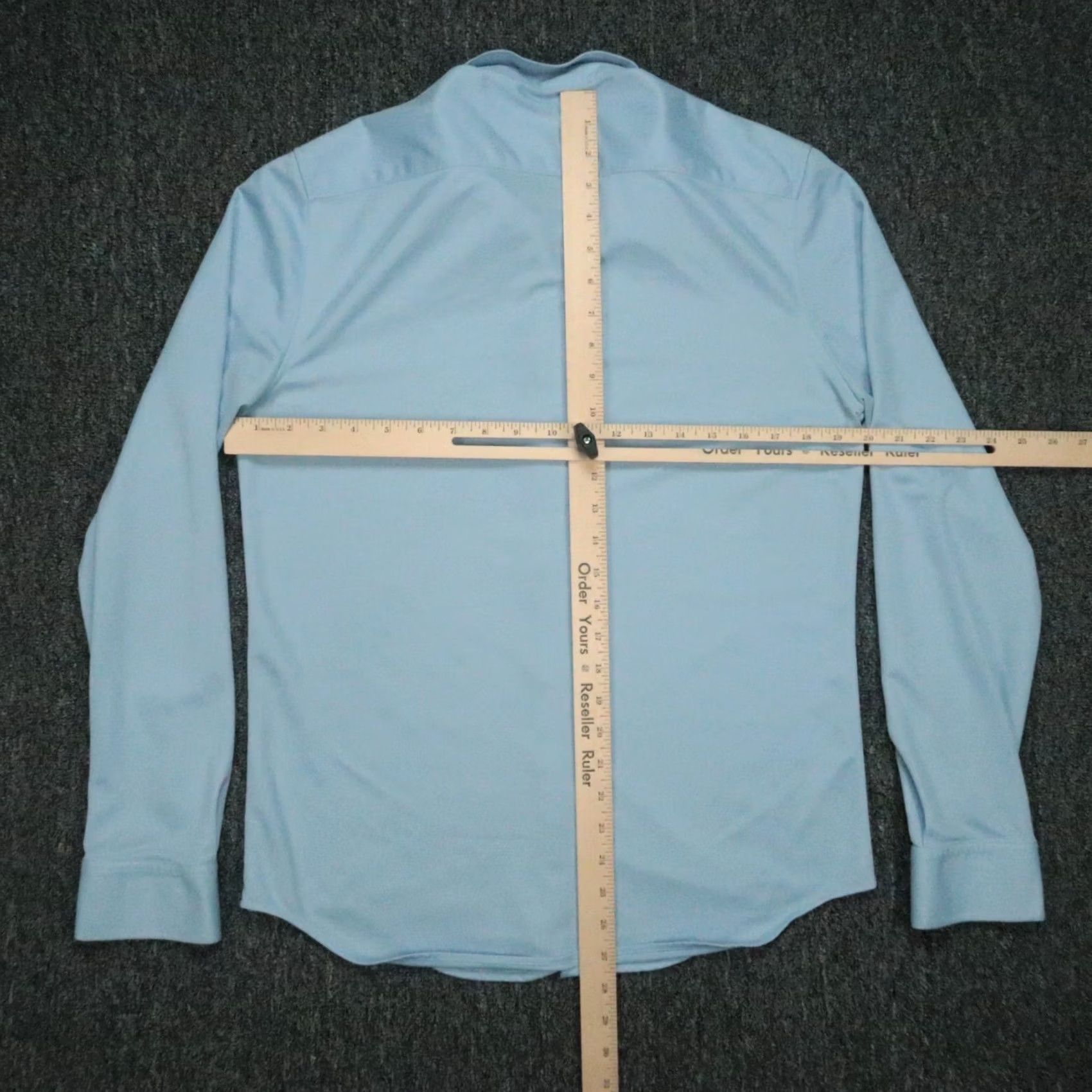 Vintage Ministry Of Supply Shirt Mens Medium Blue Performance Long Sleeve Button-Up Shirt Size US M / EU 48-50 / 2 - 4 Thumbnail