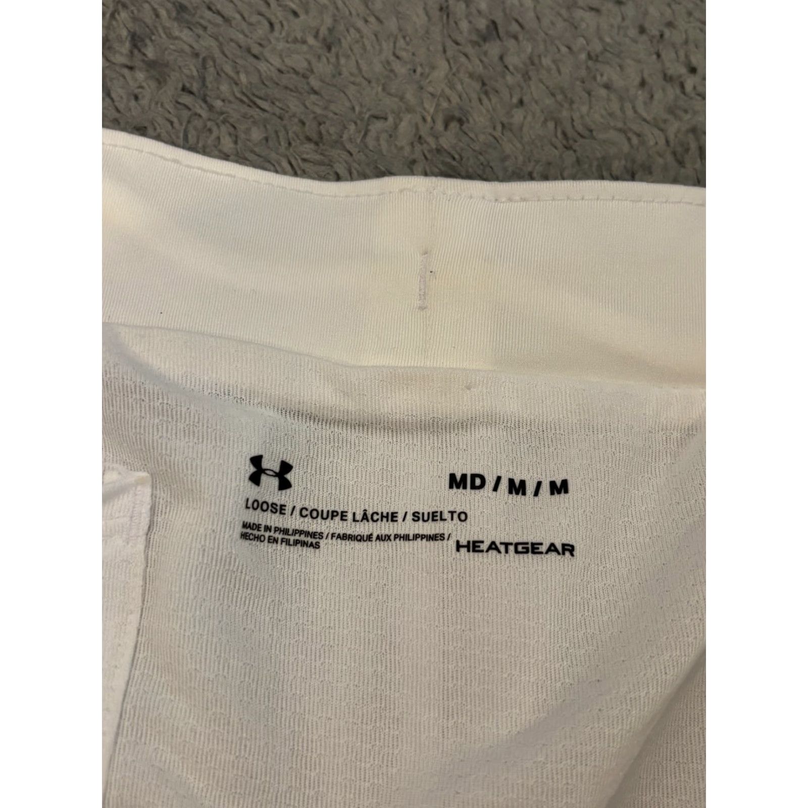 Under Armour Under Armour Shorts Women M White Running Lined Athletic Heatgear Size 32" / US 10 / IT 46 - 2 Thumbnail