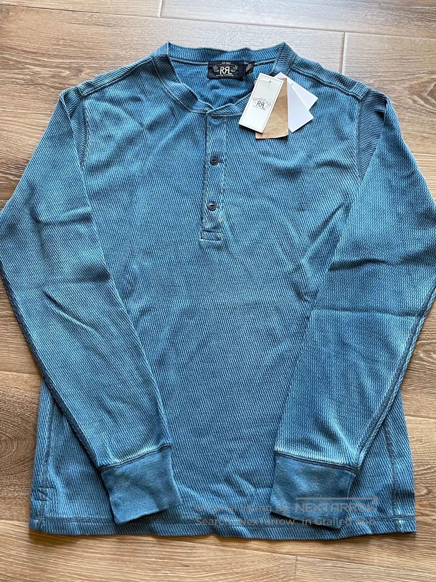 RRL Ralph Lauren RRL Indigo Jersey Henry T. Size US L / EU 52-54 / 3 - 1 Thumbnail