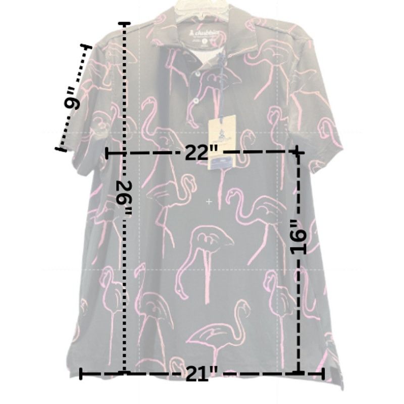 Chubbies Chubbies “The Pretty Palette” Performance Polo men sz S Size US S / EU 44-46 / 1 - 2 Thumbnail