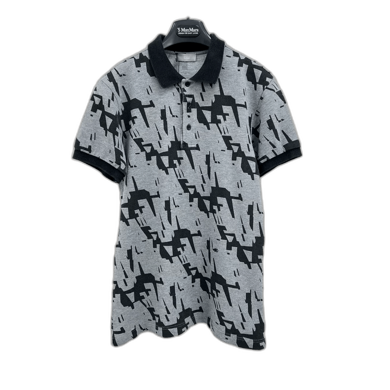 Dior Dior CD Print Polo Short Sleeve Shirt-yf Size US S / EU 44-46 / 1 - 1 Thumbnail