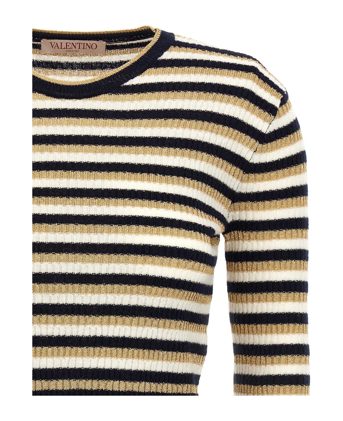Valentino o1y0326 Crewneck Sweater in Multiolor Size M / US 6-8 / IT 42-44 - 3 Thumbnail