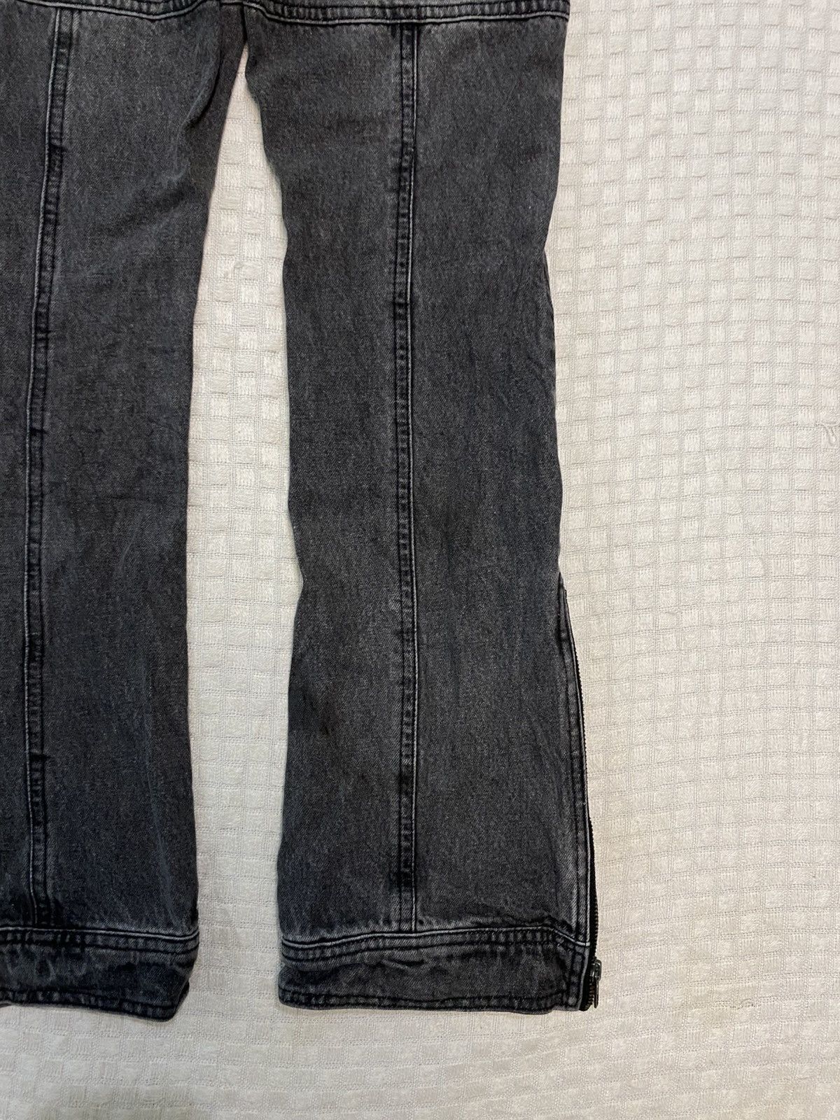 If Six Was Nine Xgirl Sich Color Ripped Distress jean denim zipped wide leg Size US 26 / EU 42 - 13 Thumbnail