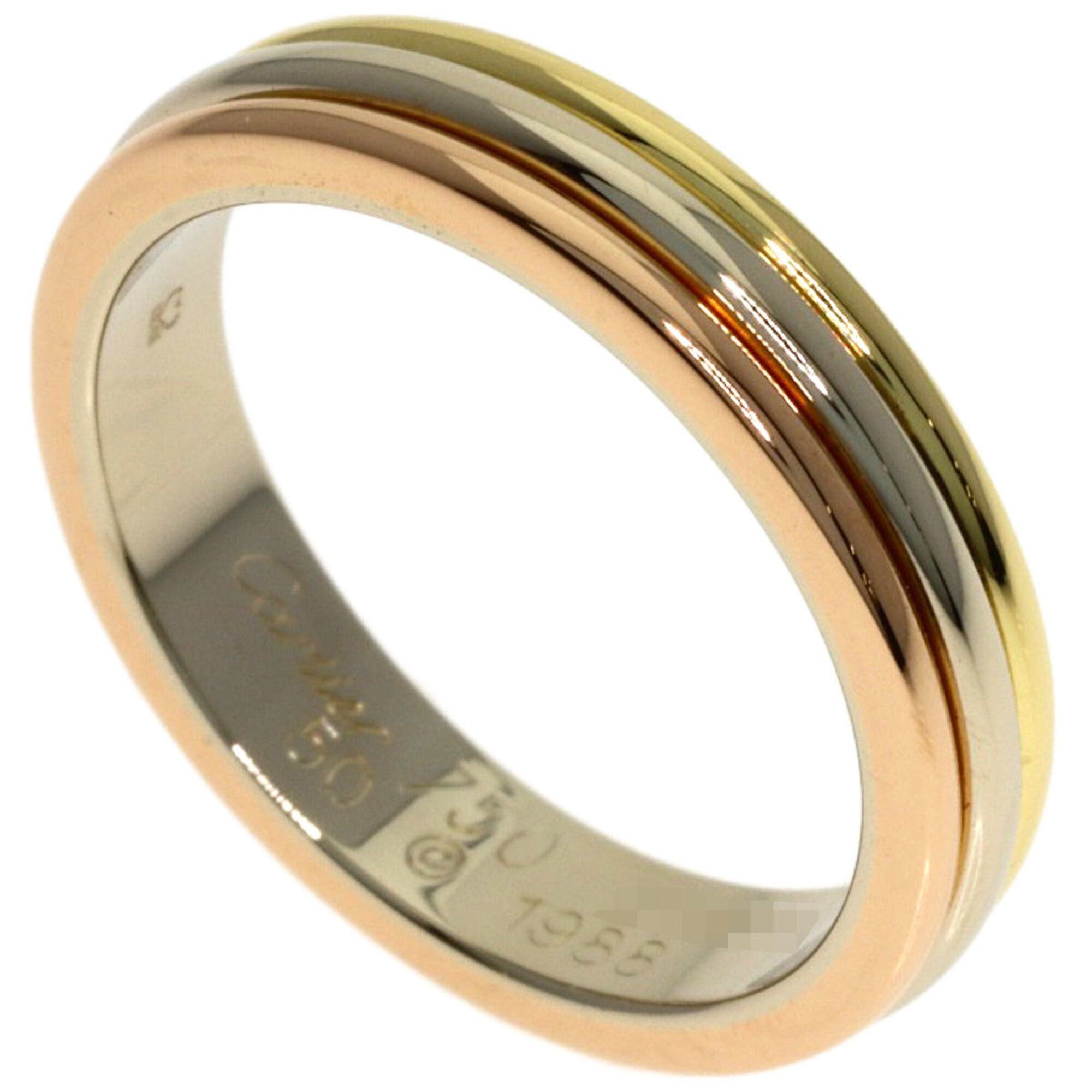 Cartier Cartier Vendôme #50 Ring, 18K Yellow Gold/18KWG, Women's, CARTIER Size ONE SIZE - 1 Thumbnail