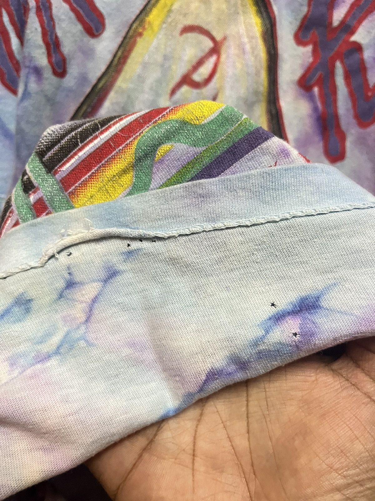 Band Tees Vintage 1994 Pink Floyd The Division Bell Tie Dye T Shirt Size US L / EU 52-54 / 3 - 14 Thumbnail
