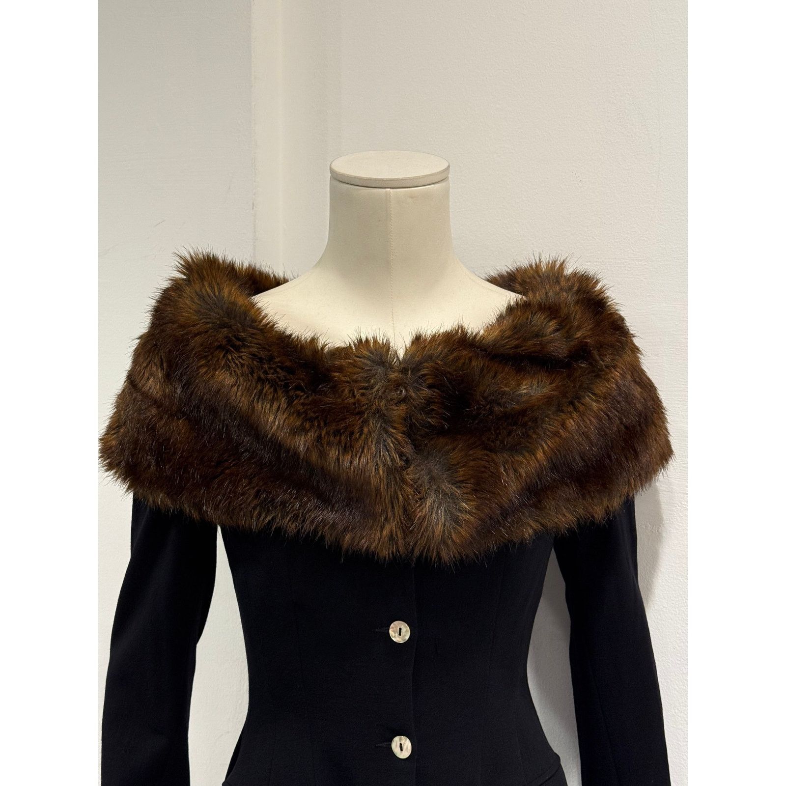 plein sud 2000s Plein Sud blazer with detachable fur Size S / US 4 / IT 40 - 5 Thumbnail