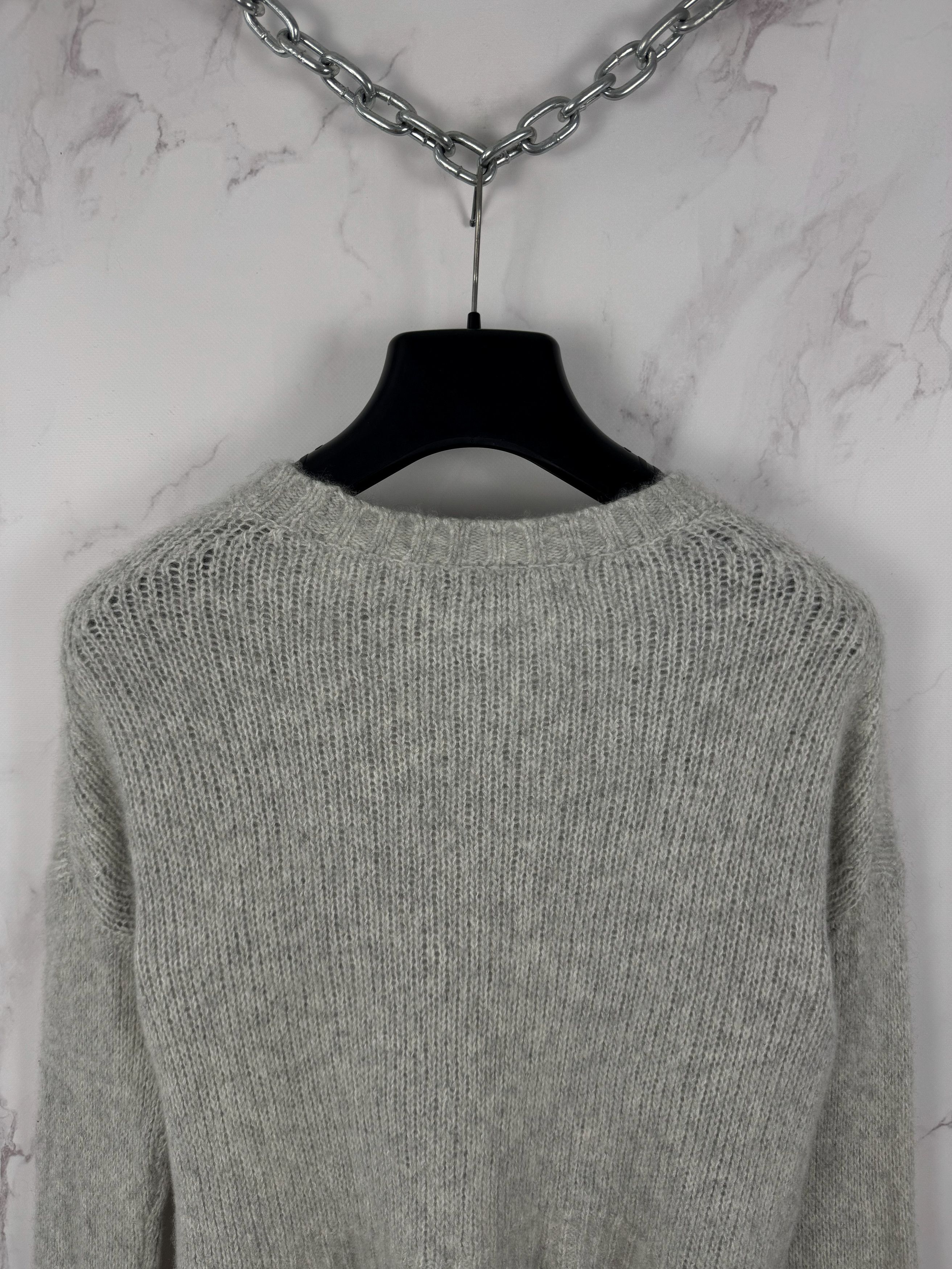ME+EM ME+EM Cashmere Silk Blend Sweater Gray Casual Style Size M Size M / US 6-8 / IT 42-44 - 6 Thumbnail