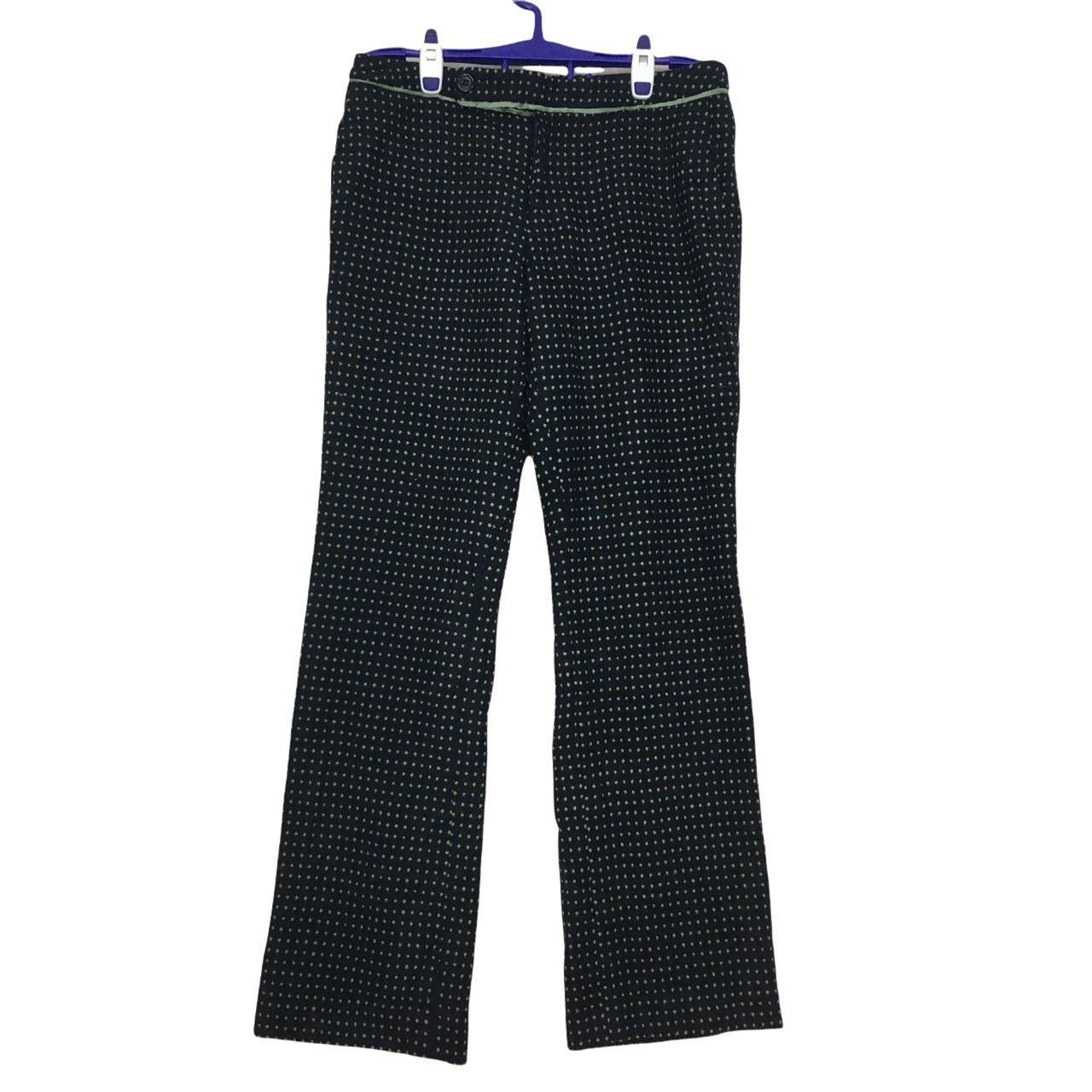 Vintage Vtg FIBO Polka Dot Long Pants Trousers Casual Pants Size 28" / US 6 / IT 42 - 1 Thumbnail