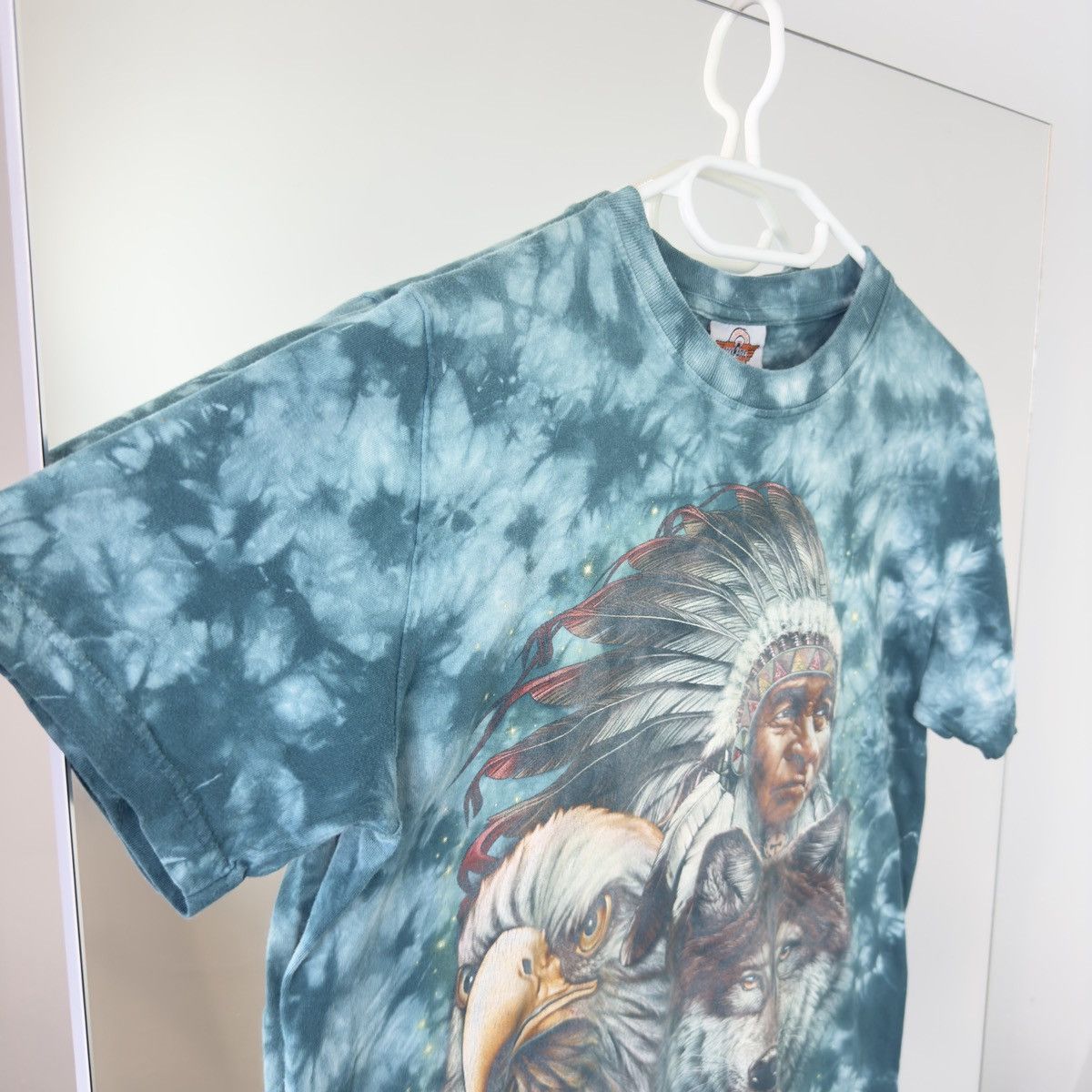 Vintage Vintage 90s Rock Eagle Double Sided Indian Chief Motorcycle Size US M / EU 48-50 / 2 - 6 Thumbnail