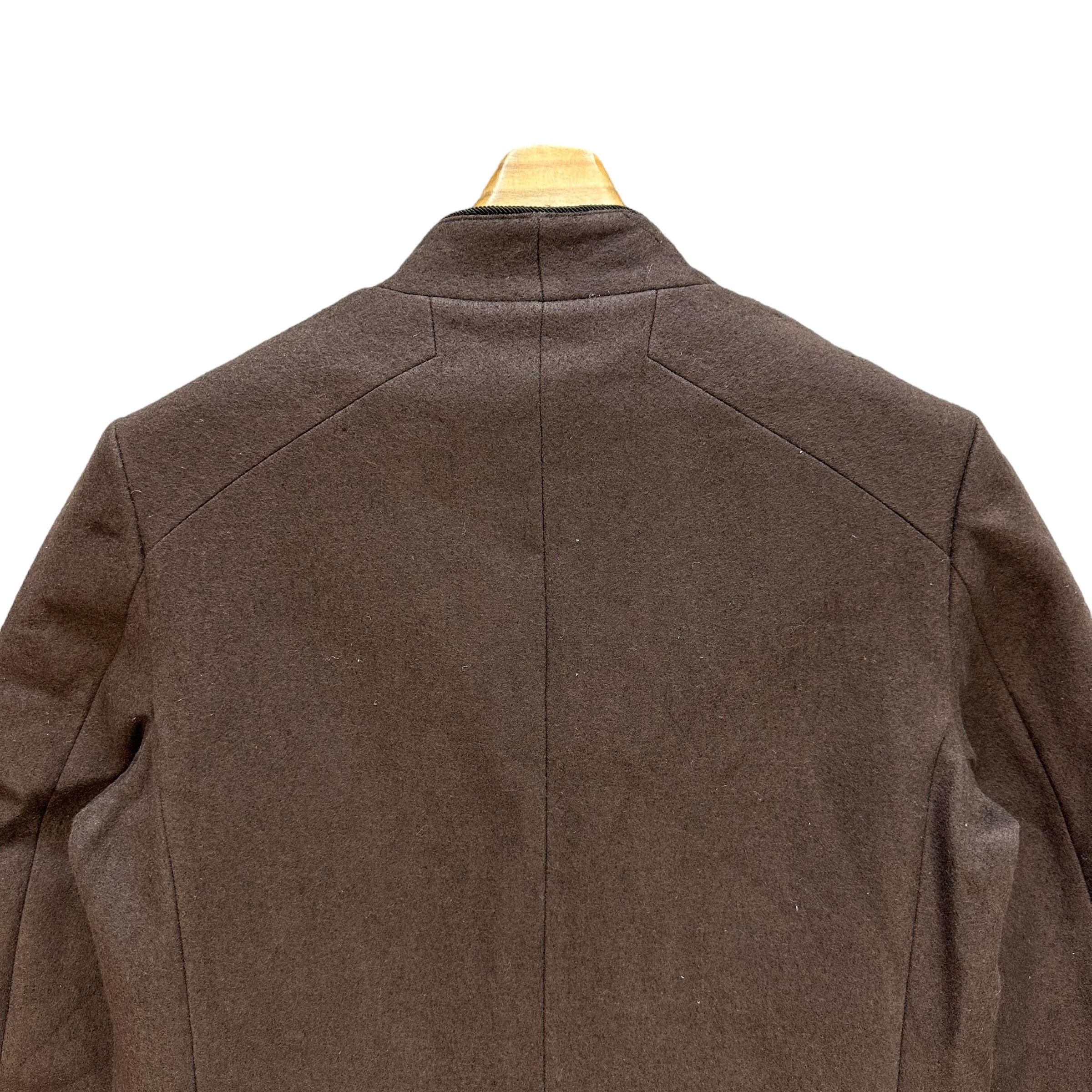 N.Hoolywood N. HOOLYWOOD Brown Wool Coat Jacket #A53-1237 Size US S / EU 44-46 / 1 - 12 Thumbnail