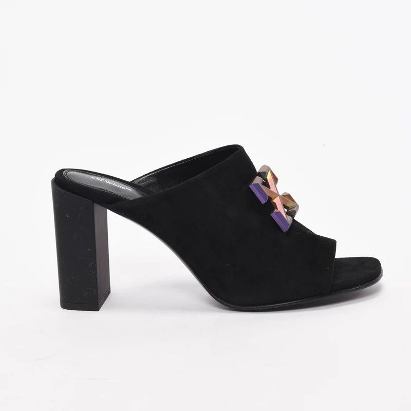 Off-White o1y1225 Mules in Black Size US 7 / IT 37 - 2 Thumbnail