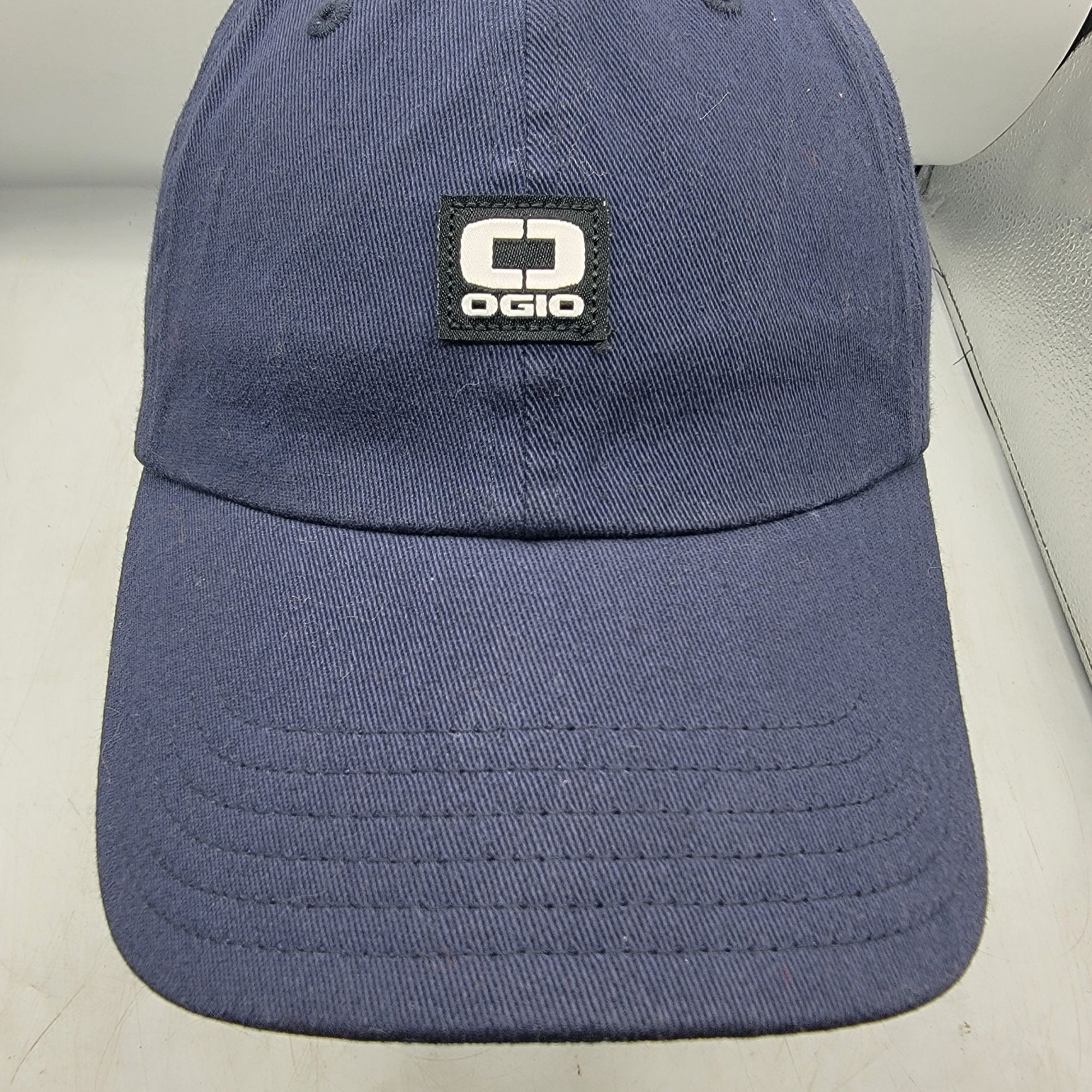 Ogio Ogio Shadow Badge Blue Cotton Hat Cap Adjustable Strapback C Size ONE SIZE - 5 Thumbnail