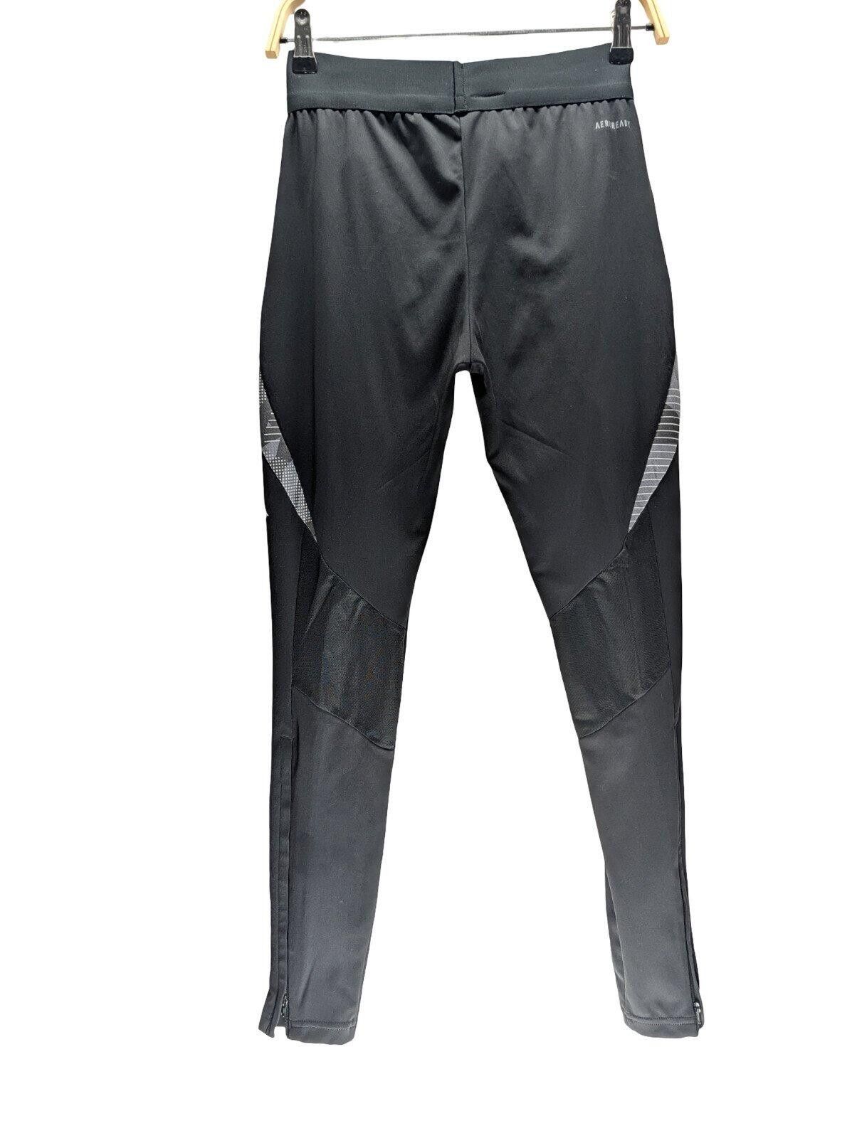 Adidas adidas Leggings Women XS Team Logo Reflective Black Size 26" / US 2 / IT 38 - 2 Thumbnail
