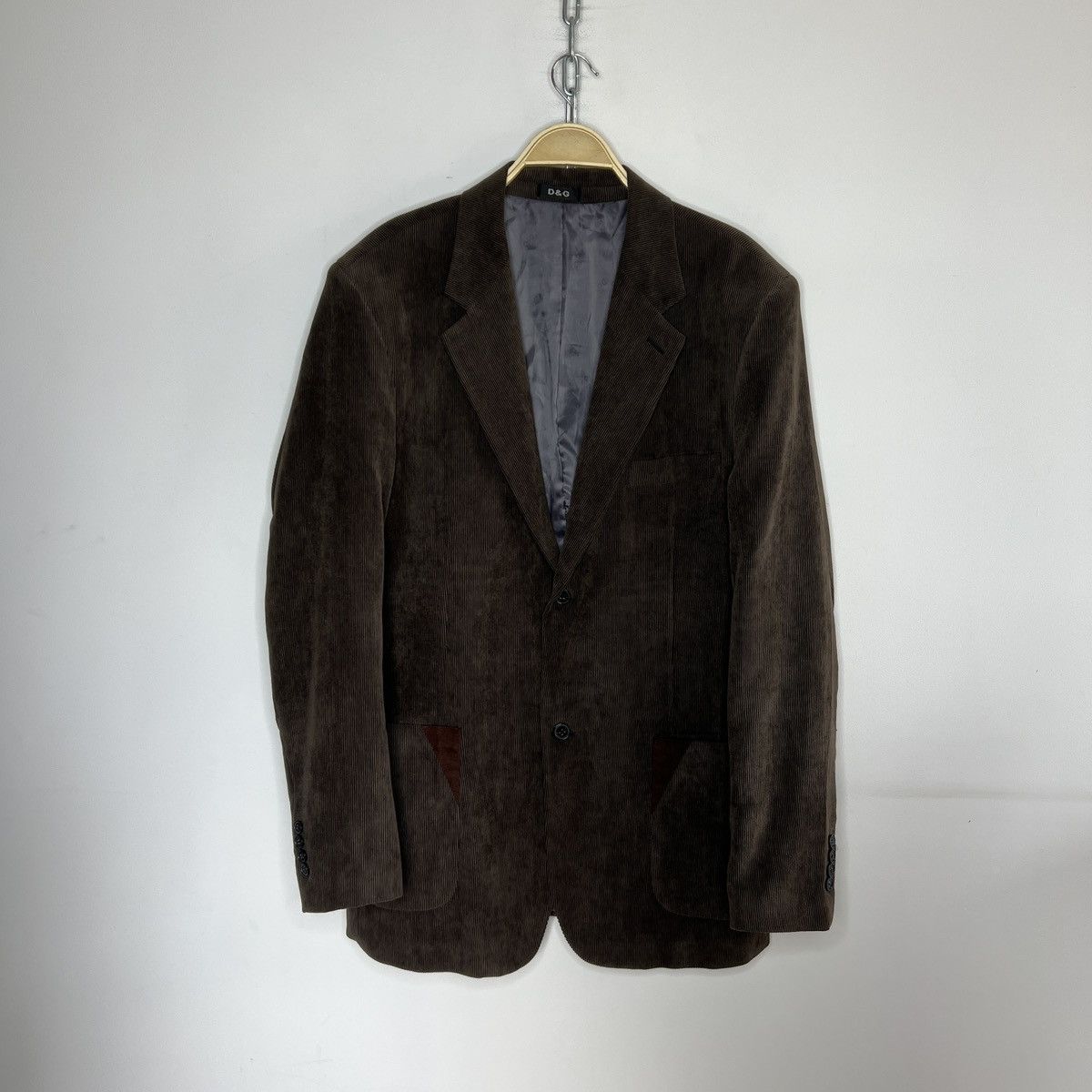 Dolce & Gabbana Brown vintage sun faded corduroy used blazer
