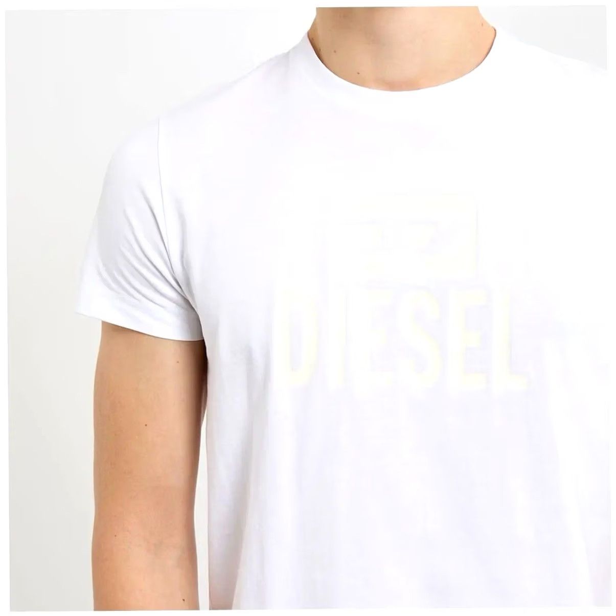 Diesel Diesel T-Shirt For Successful Living Y2K White L Mens Size US L / EU 52-54 / 3 - 2 Thumbnail