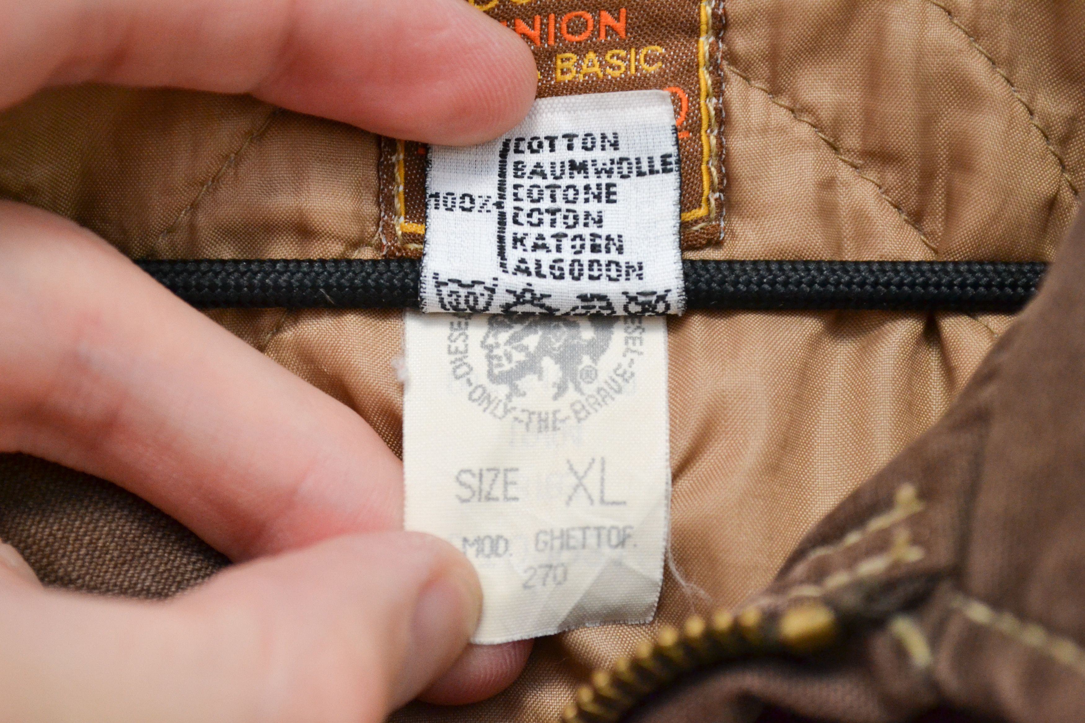 Diesel Diesel Industry Union Y2K Hardwear Brown Ghettof Jacket Size US XL / EU 56 / 4 - 6 Thumbnail