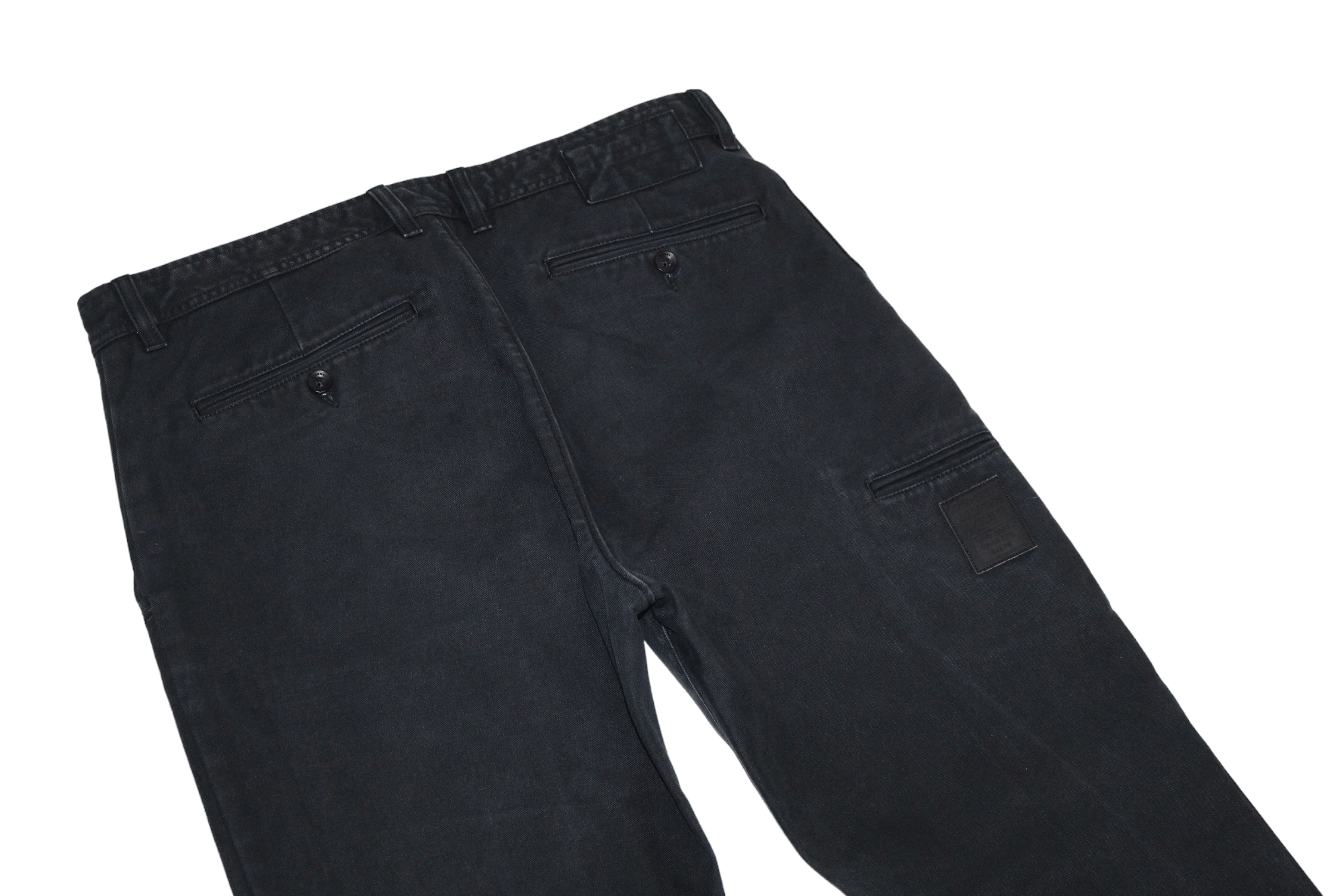 Diesel Diesel Black P-Jared-NL Slim Fit Twill Chino Cargo Trousers Size US 33 - 5 Thumbnail