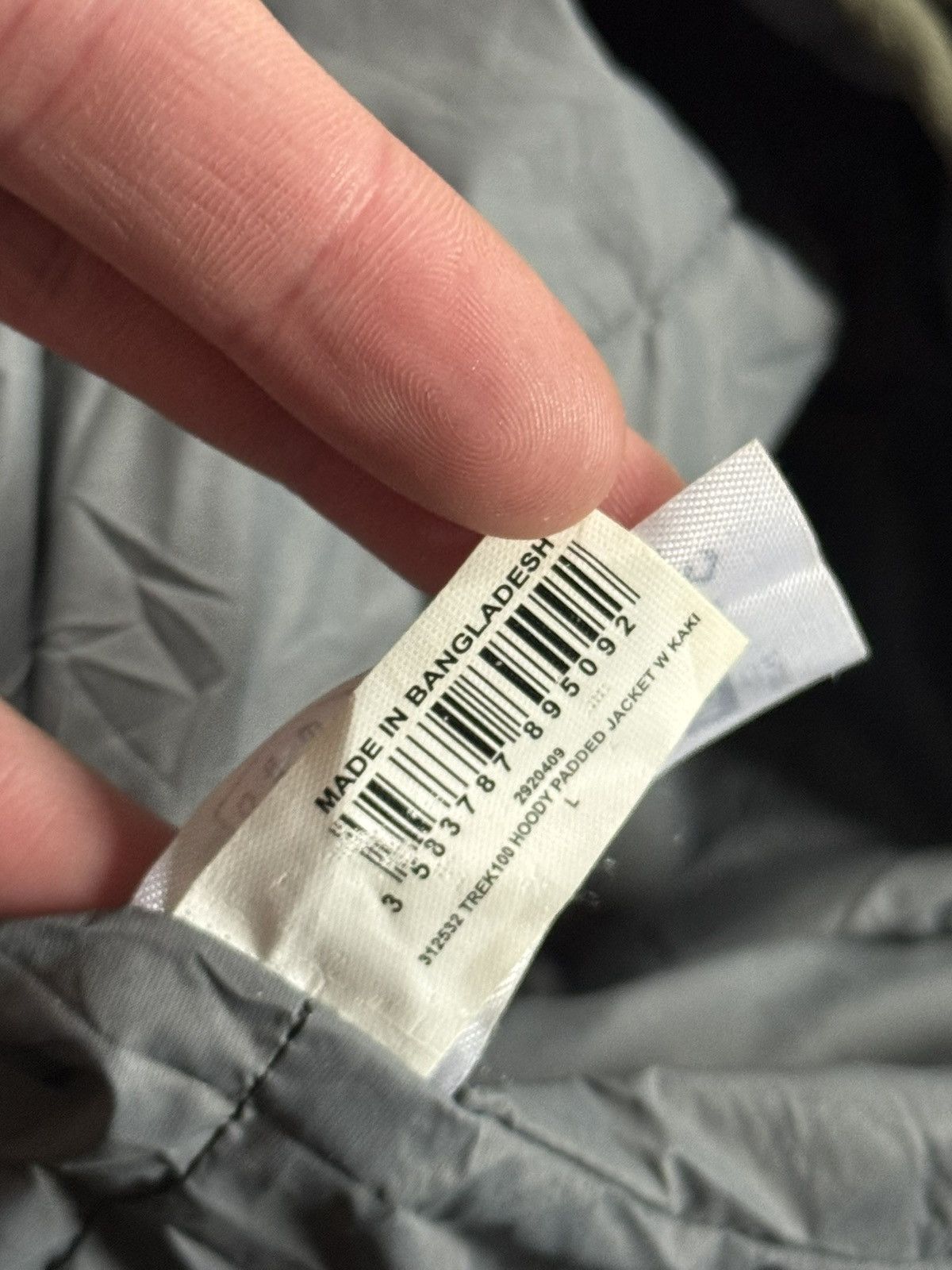 Mammut Decathlon Forclaz L/size wmns jacket padded hooded outdoor Size L / US 10 / IT 46 - 4 Thumbnail