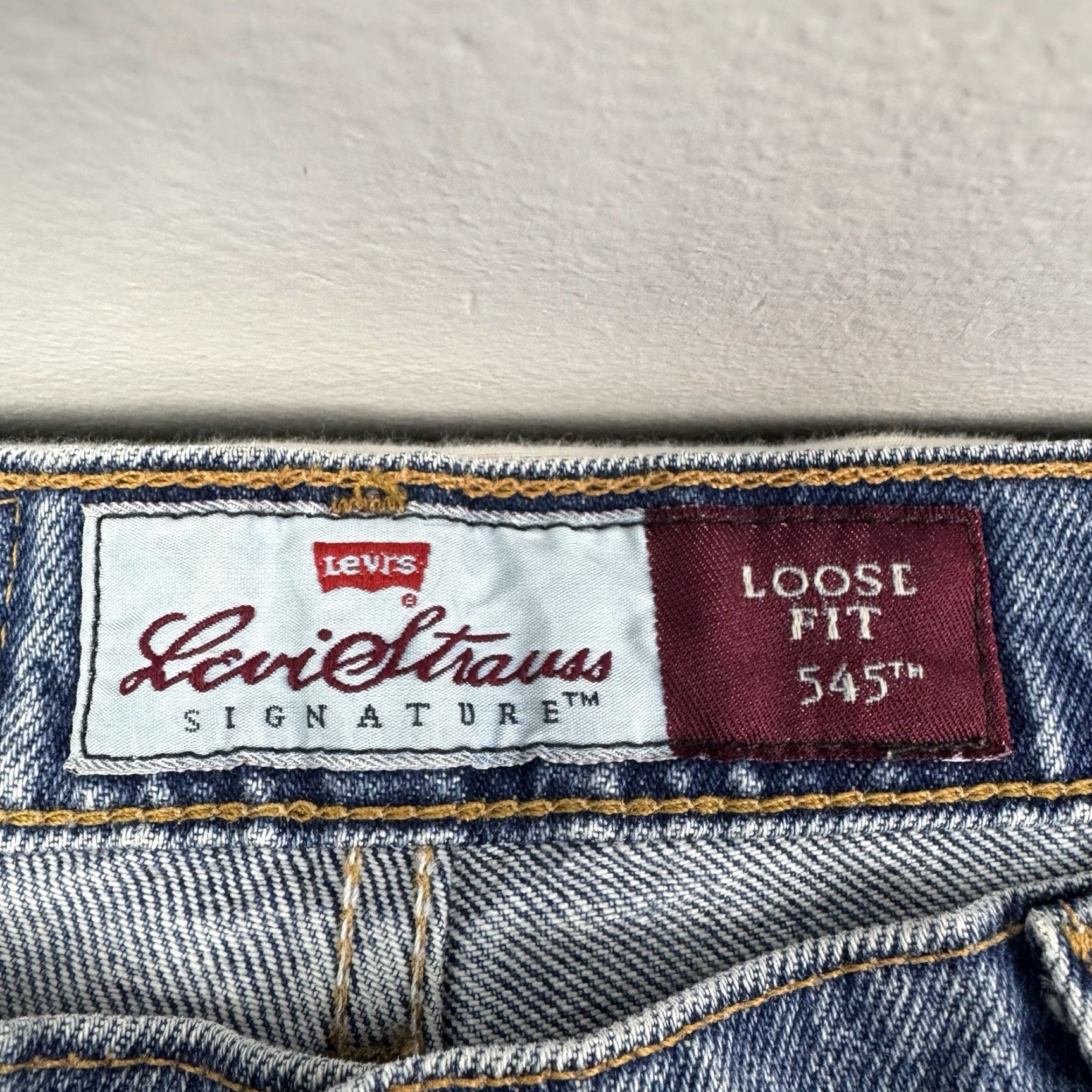 Levi's VINTAGE Levi's 545 Jeans Men 32x30 Brown Tab Levi's Signature Y2K Blue 30 Inseam Straight Regular Zip - Adult Mens Size US 32 / EU 48 - 5 Thumbnail