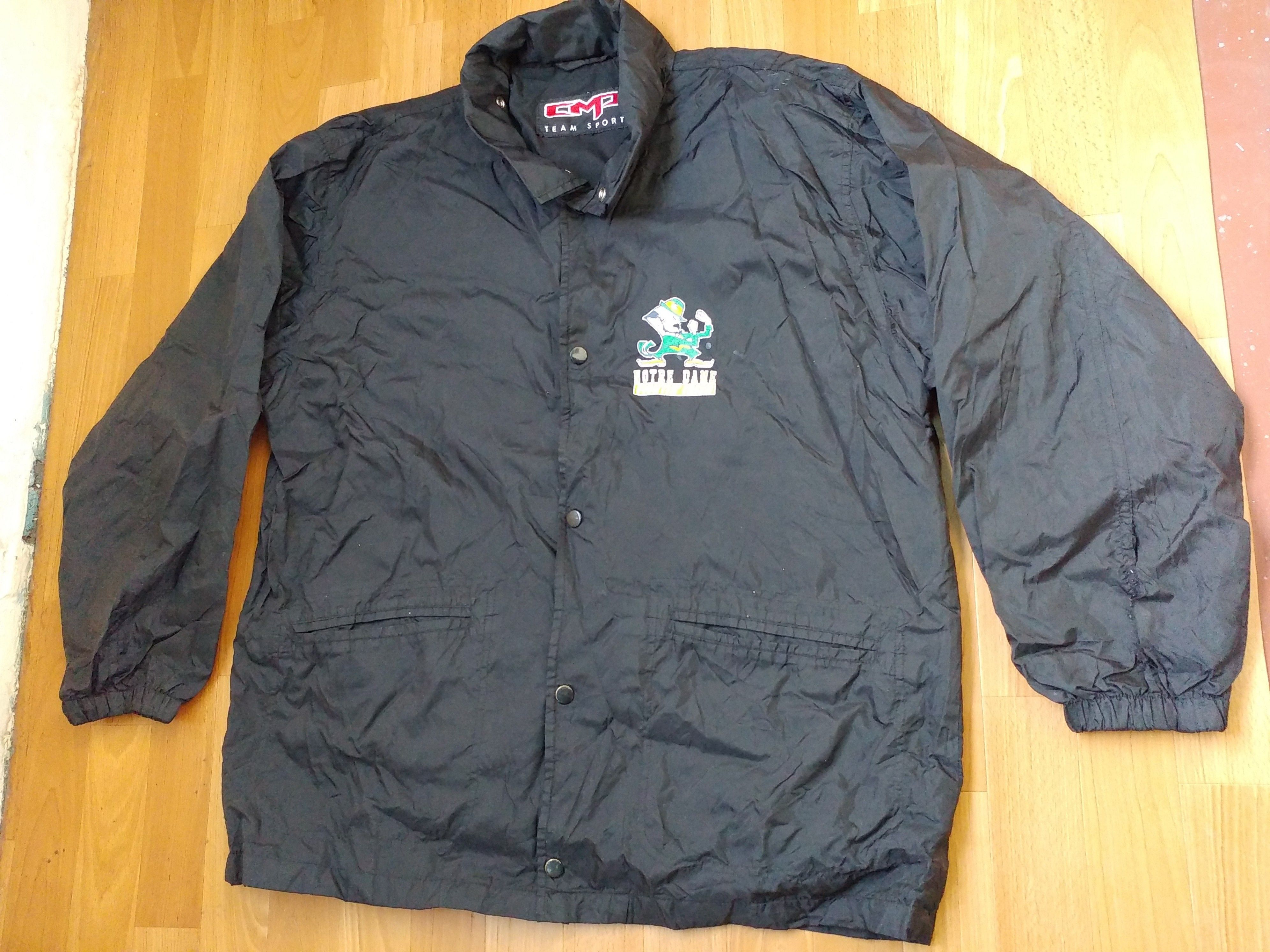 NFL × Vintage NFL Notre Dame Fighting Irish jacket, CMP windbreaker L Size US XL / EU 56 / 4 - 7 Thumbnail