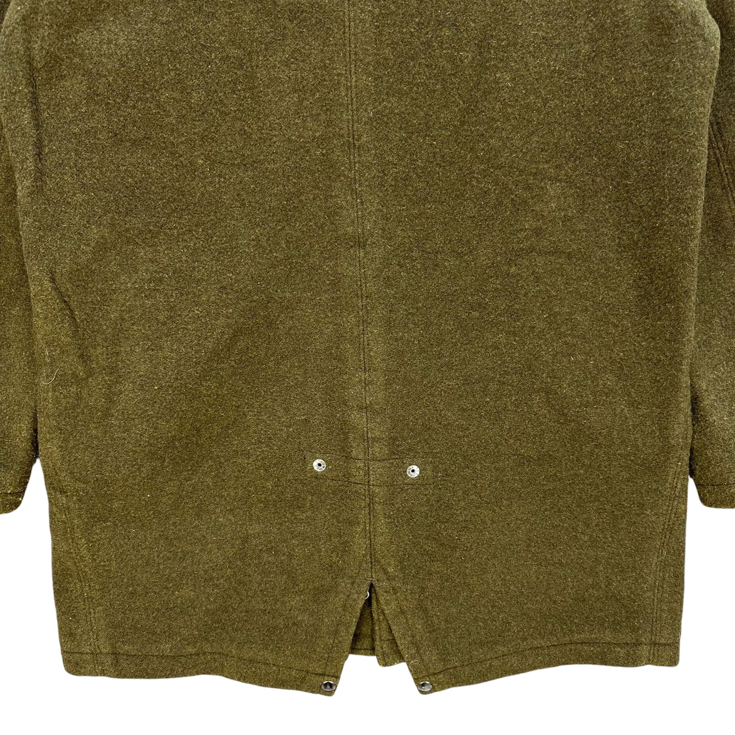 Zucca ZUCCA Mosh Green Wool Hooded Coat Jacket #A61-1399 Size US S / EU 44-46 / 1 - 13 Thumbnail