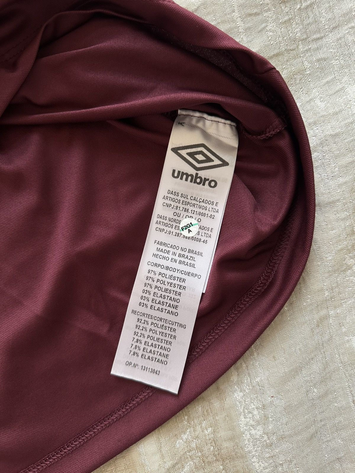 Umbro Fluminense football jersey Size US M / EU 48-50 / 2 - 7 Thumbnail