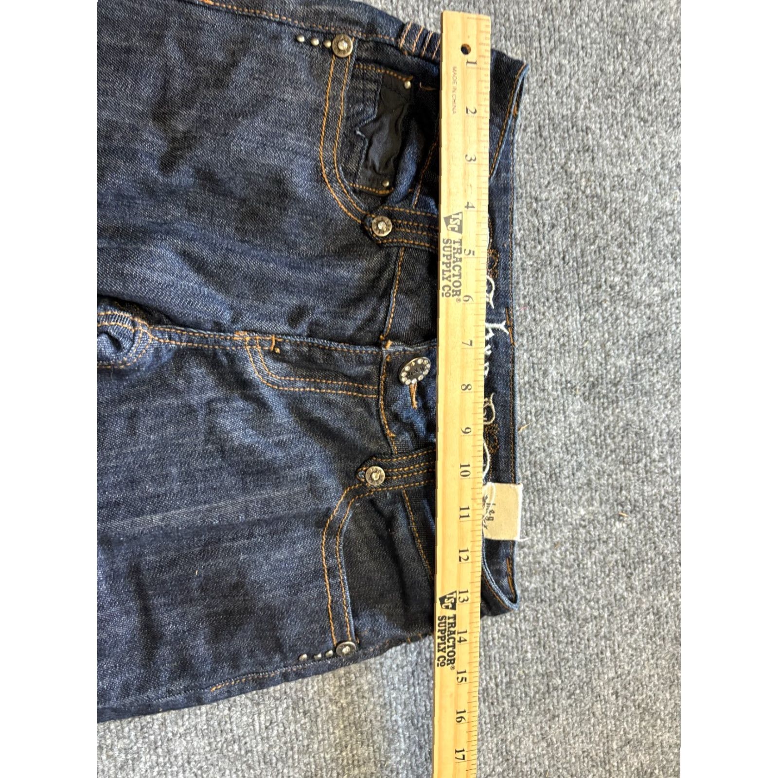 Vintage H&G Jeans Womens Size 5 Jeans Dark Blue Cotton Spandex 10917 Skinny Denim Classic Women Blue 5 Cotton Blend Mens? Size 27" / US 4 / IT 40 - 3 Thumbnail
