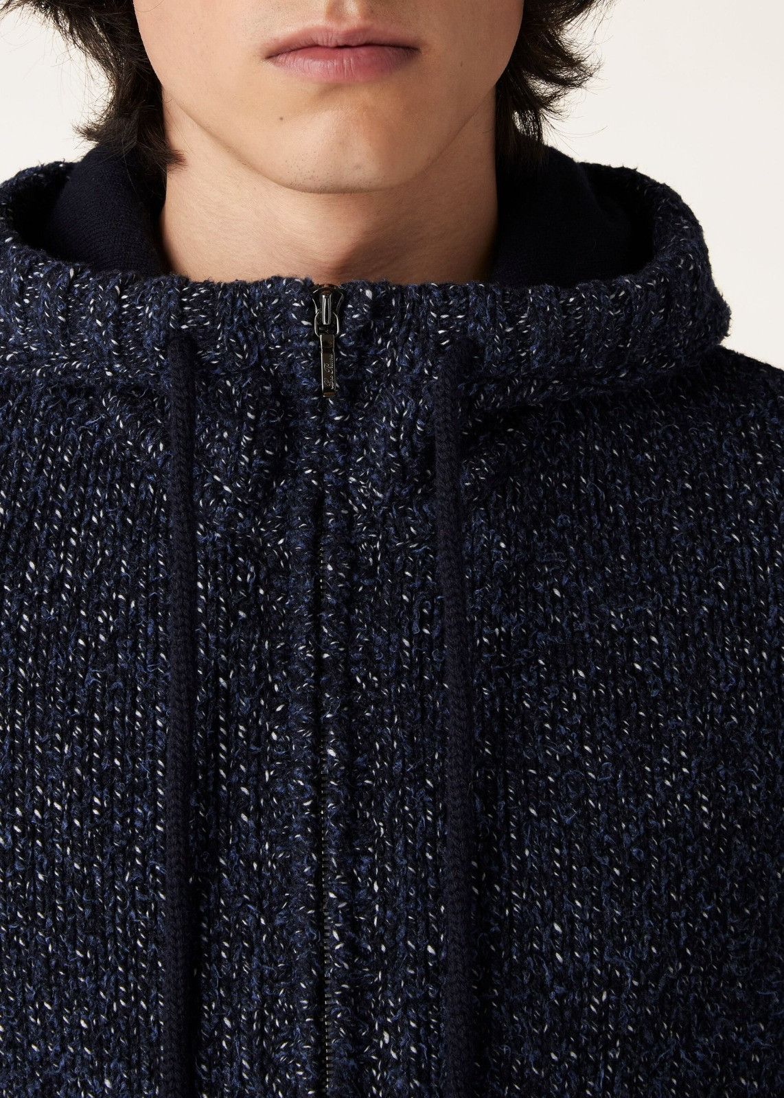 Loro Piana o1srvl11e0225 FAN7170 Hooded Bomber Jacket in Navy Blue Size US M / EU 48-50 / 2 - 7 Thumbnail