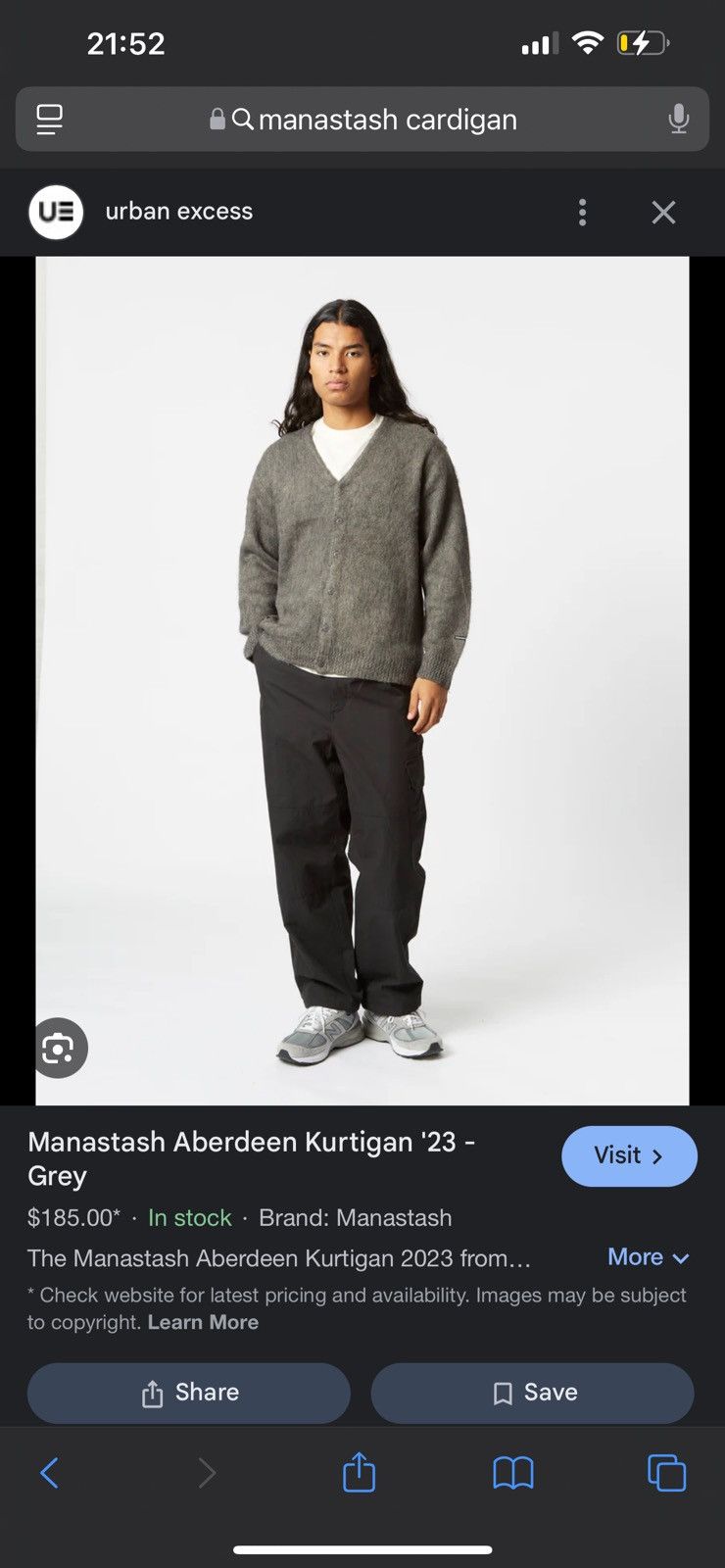 Manastash Manastash cardigan Size US M / EU 48-50 / 2 - 3 Thumbnail