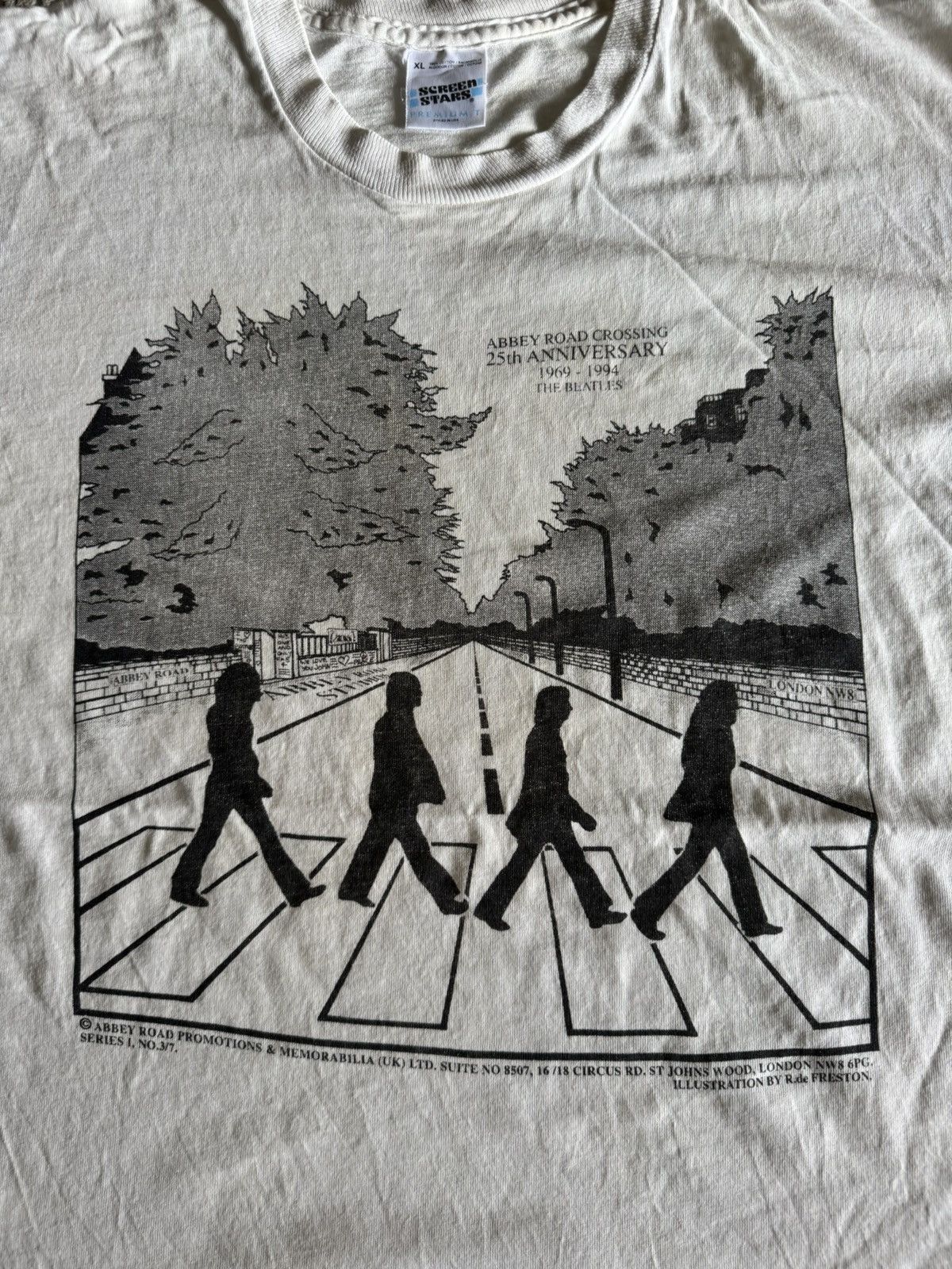 Band Tees × Vintage Vintage The Beatles Abbey Road PS01 Size US L / EU 52-54 / 3 - 1 Thumbnail