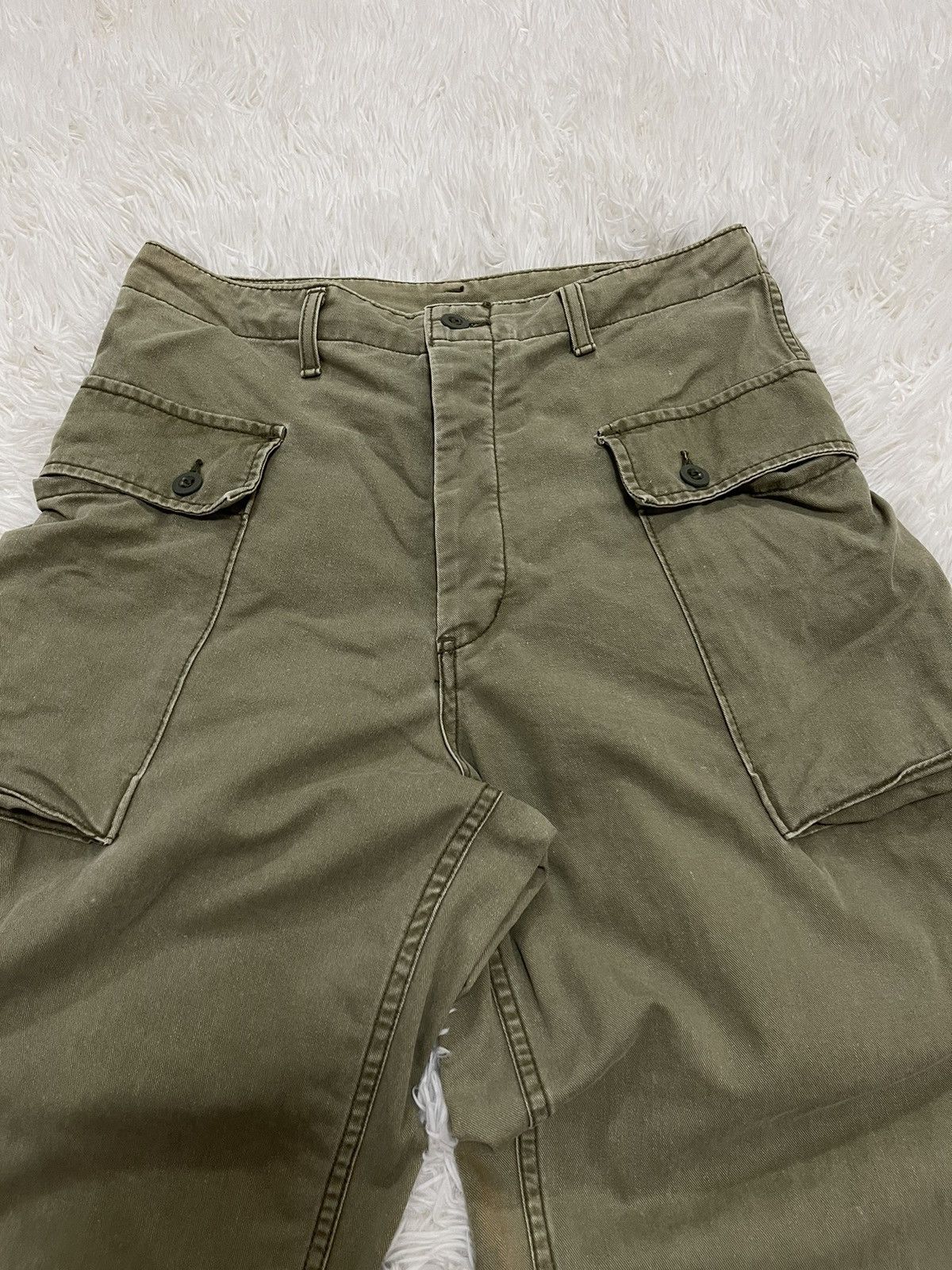 Schott Schott Monkey Baggy Military Style Vintage Cargo Pants Size US 30 / EU 46 - 8 Thumbnail