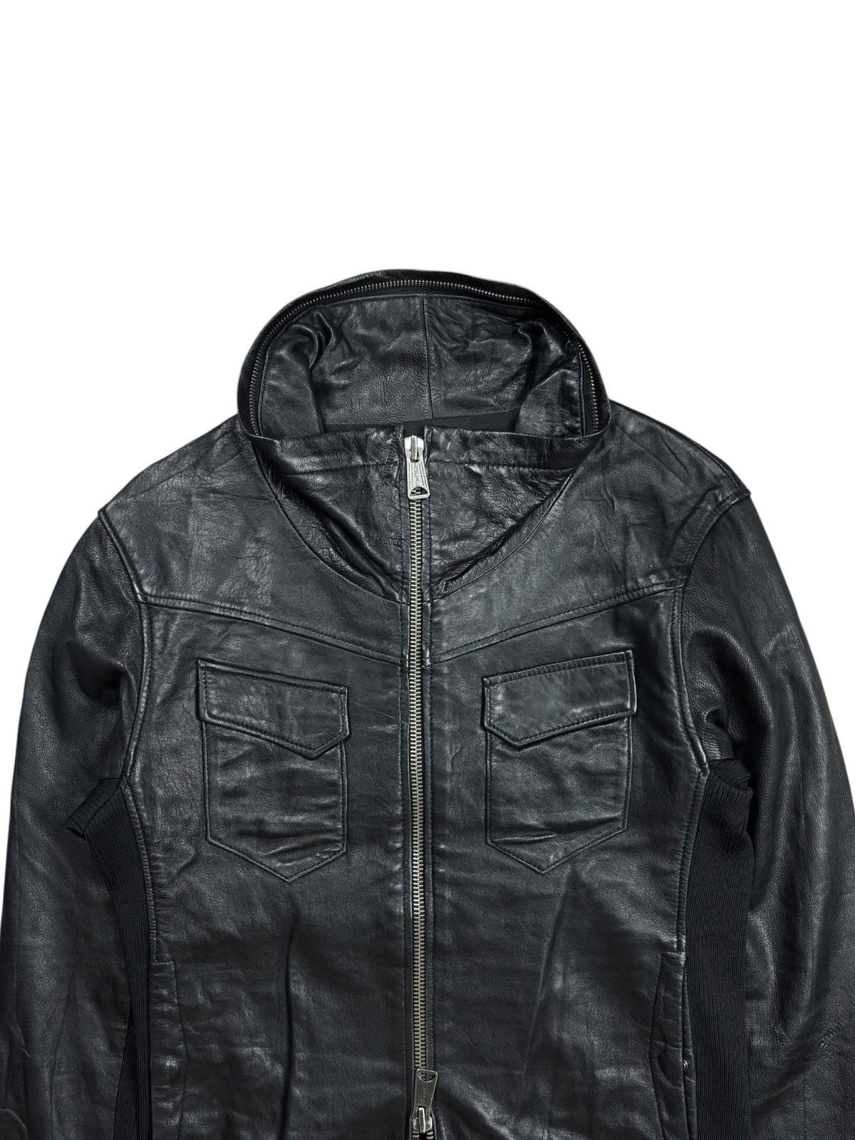 BUFFALO BOBS 2000s Buffalo Bobs - Vkei Style Rider Leather Jacket Size US M / EU 48-50 / 2 - 7 Thumbnail