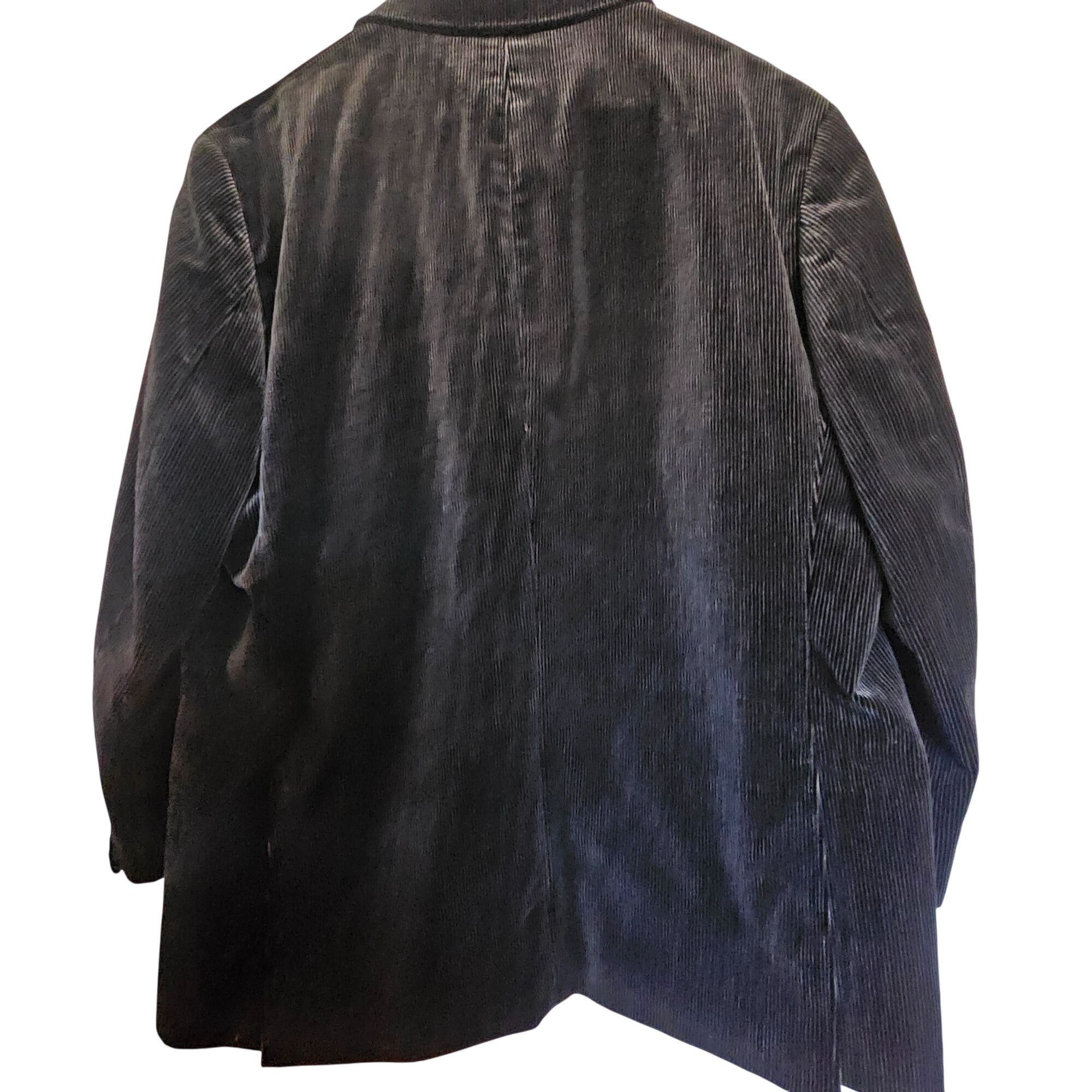 Other Moseley & Hollard Men 46R Black Corduroy Sport Coat Casual B Size 46R - 7 Thumbnail