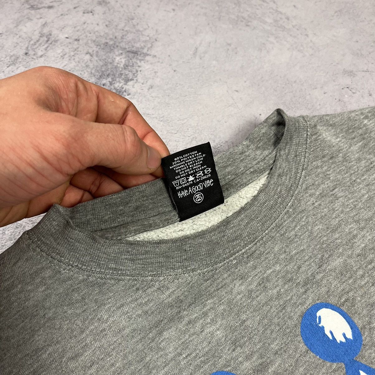 Stussy Vintage Stussy x Nike rare y2k big logo sweatshirt 90’s Size US S / EU 44-46 / 1 - 6 Thumbnail