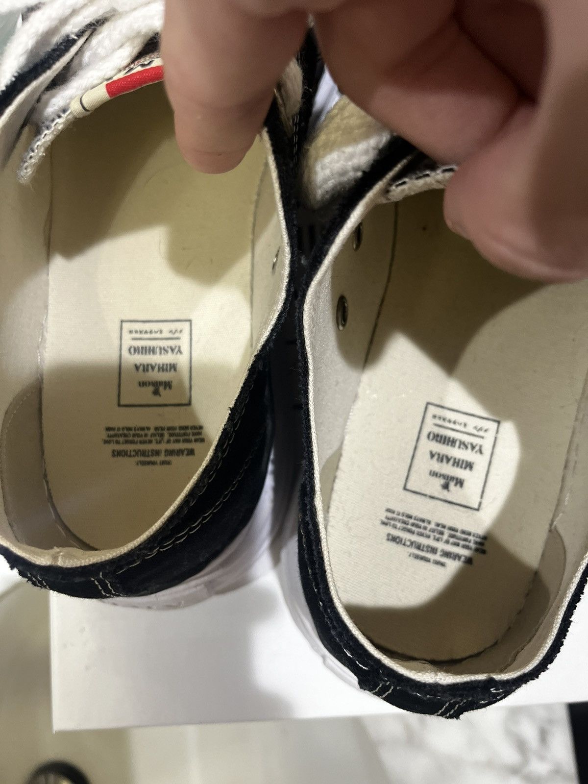 Maison MIHARA YASUHIRO Maison Mihara Yasuhiro Peterson OG Sole Canvas Low Size US 11 / EU 44 - 3 Thumbnail