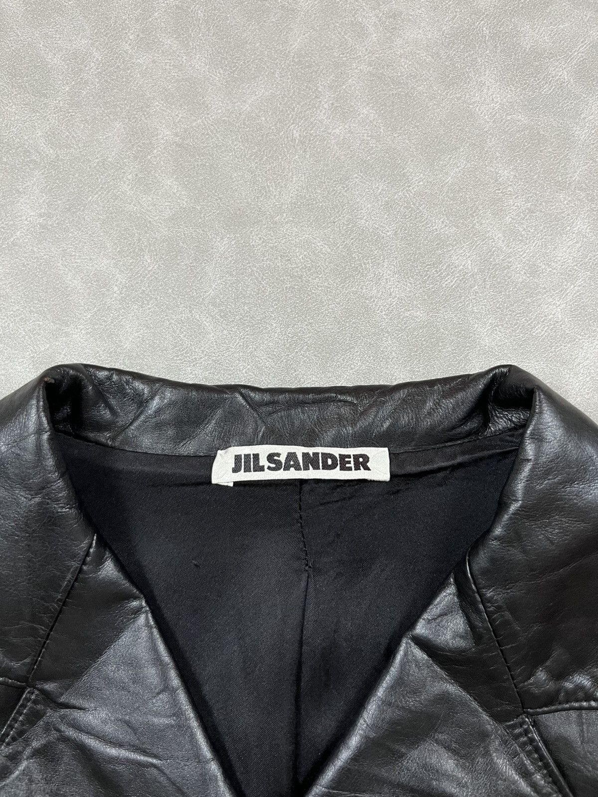 Jil Sander Jil Sander double breasted leather jacket Size S / US 4 / IT 40 - 10 Thumbnail