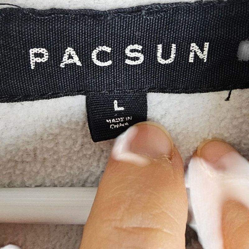 Pacsun Pacsun Unisex Oversized Fleece Hoodie Sweatshirt Sz L Artsy Size US L / EU 52-54 / 3 - 6 Thumbnail