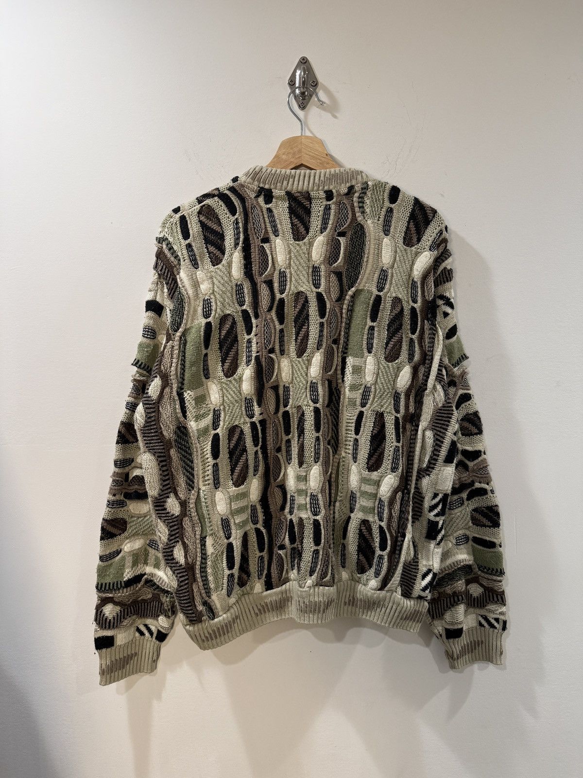 Protege Vintage Protégé Collection Coogi Style Textured Knit Sweater Size US L / EU 52-54 / 3 - 2 Thumbnail