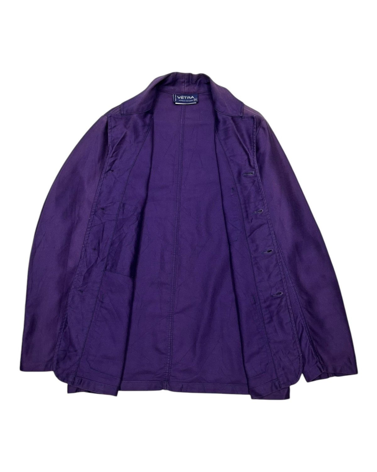 Le Laboureur × Vetra × Vintage Vetra Cotton Chore Workwear Jacket Size US S / EU 44-46 / 1 - 3 Thumbnail