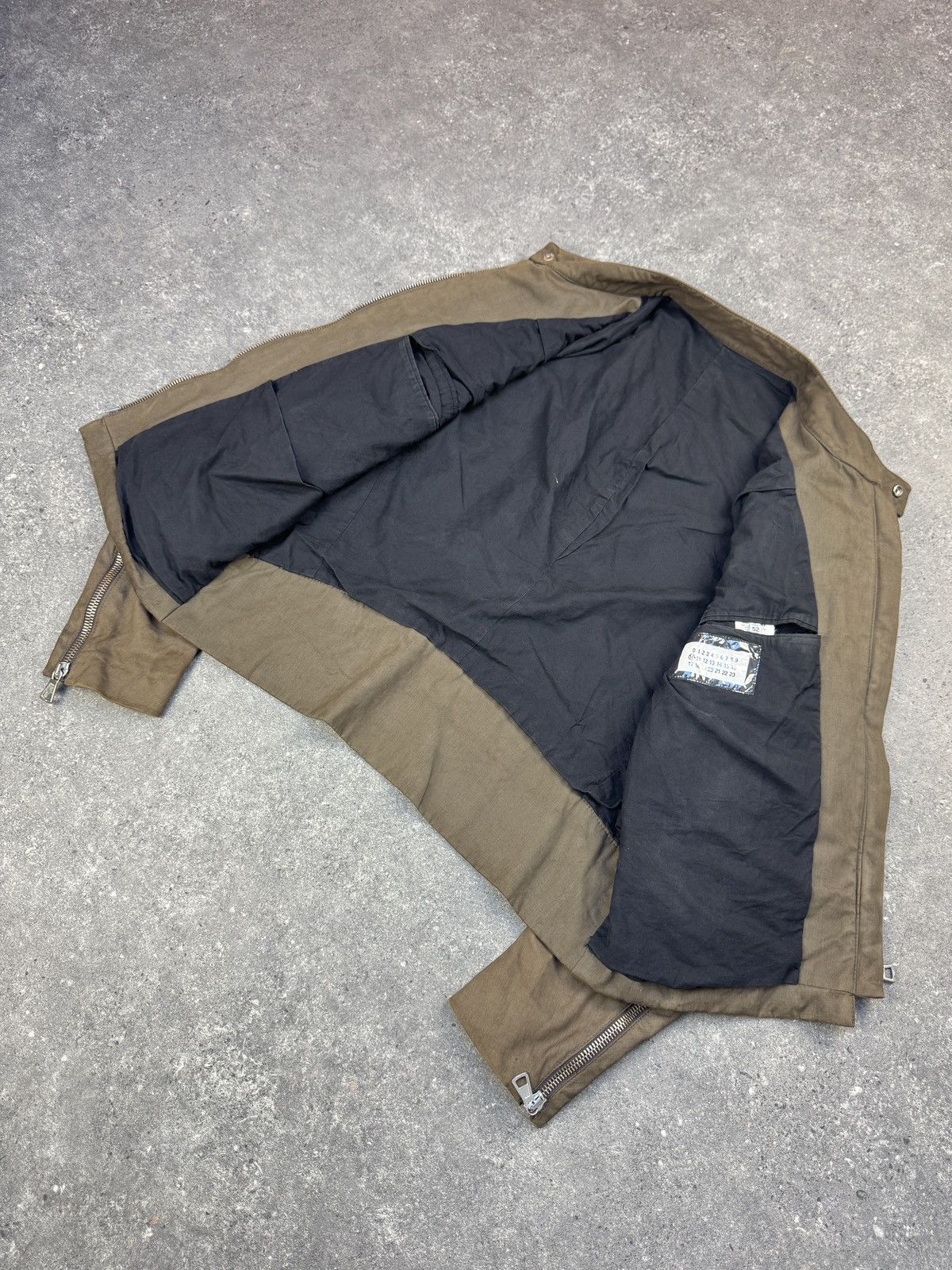 Maison Margiela Maison Martin Margiela SS03 5 Zips Waxed Coton Biker Jacket Size US L / EU 52-54 / 3 - 8 Thumbnail