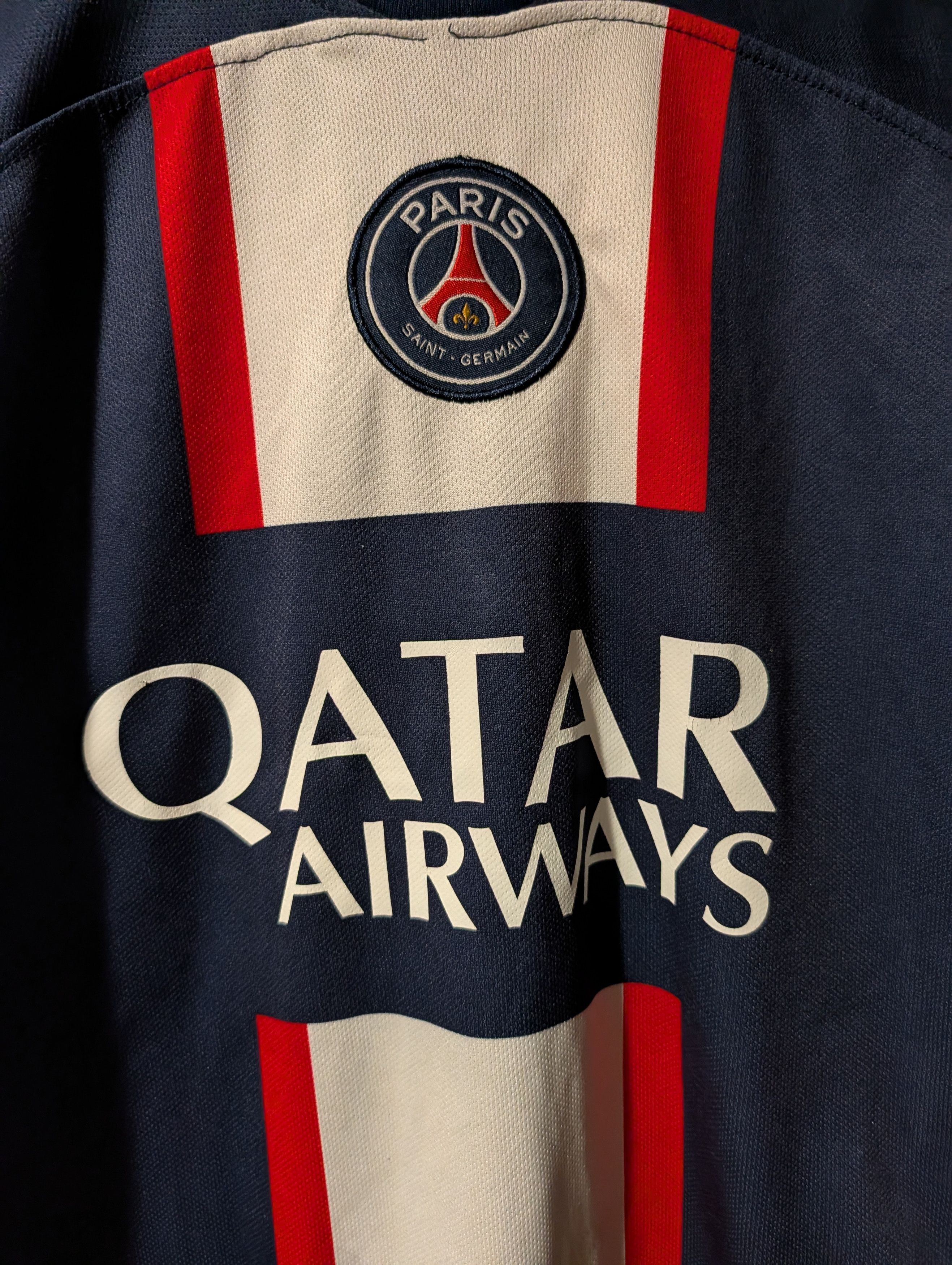 Chelsea Soccer Nike Paris Saint-Germain PSG 22/23 Blue Large Home Jersey Size US L / EU 52-54 / 3 - 2 Thumbnail