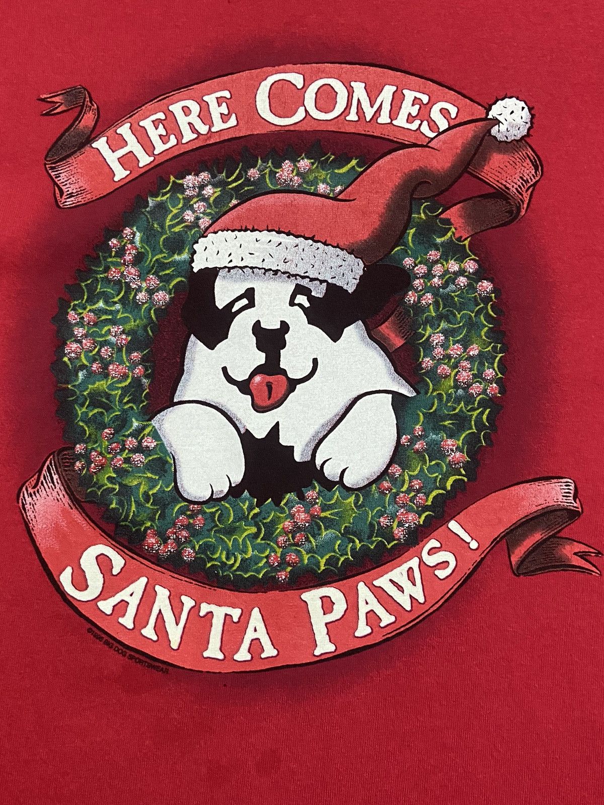 Big Dogs × Vintage Vintage Big Dogs Christmas Tee Size US M / EU 48-50 / 2 - 2 Thumbnail