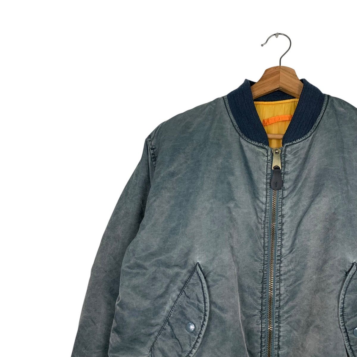Vintage Vintage MA1 Bomber Jacket Flight Jacket #2127-C93 Size US M / EU 48-50 / 2 - 8 Thumbnail