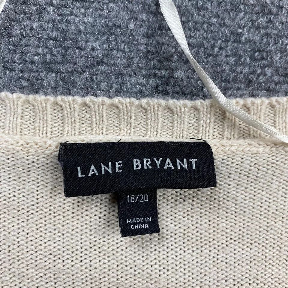 Other Lane Bryant Sweater Women's 18/20 Knit Pullover Tunic Size 3XL / US 20-22 - 3 Thumbnail