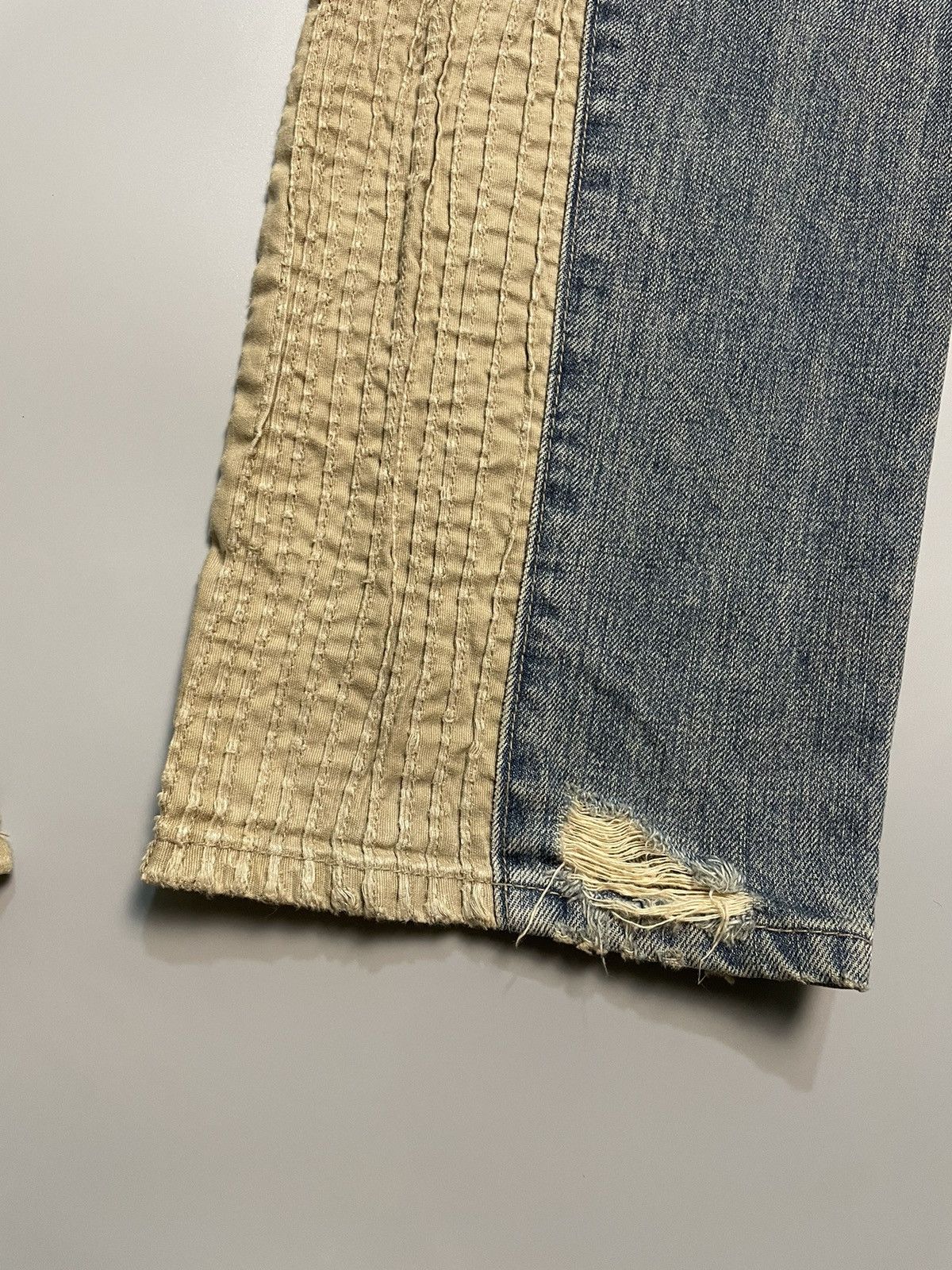 Japanese Brand Prigs Hybrid Panelled Denim Size US 32 / EU 48 - 15 Thumbnail